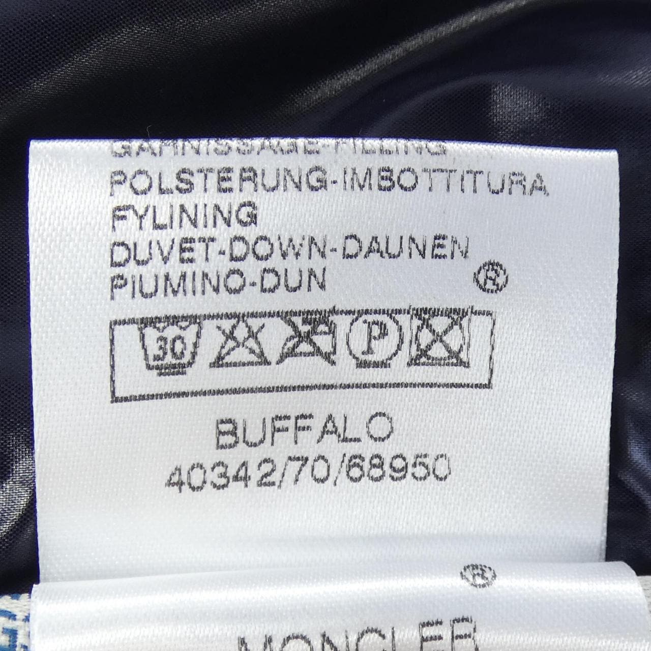 モンクレール MONCLER 40342/70 BUFFALO ダウンジャケット