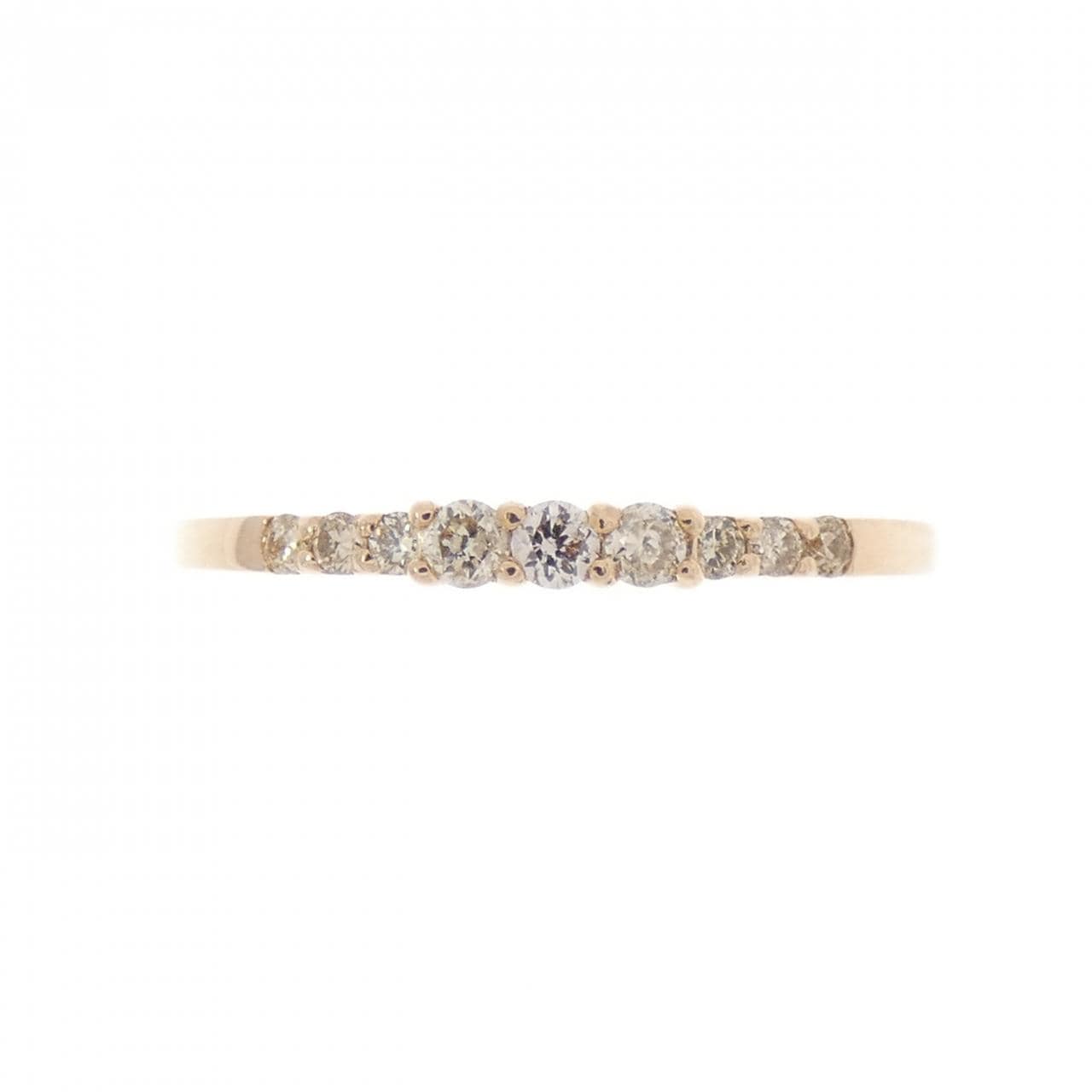 K18PG ダイヤモンド リング 0.10CT
