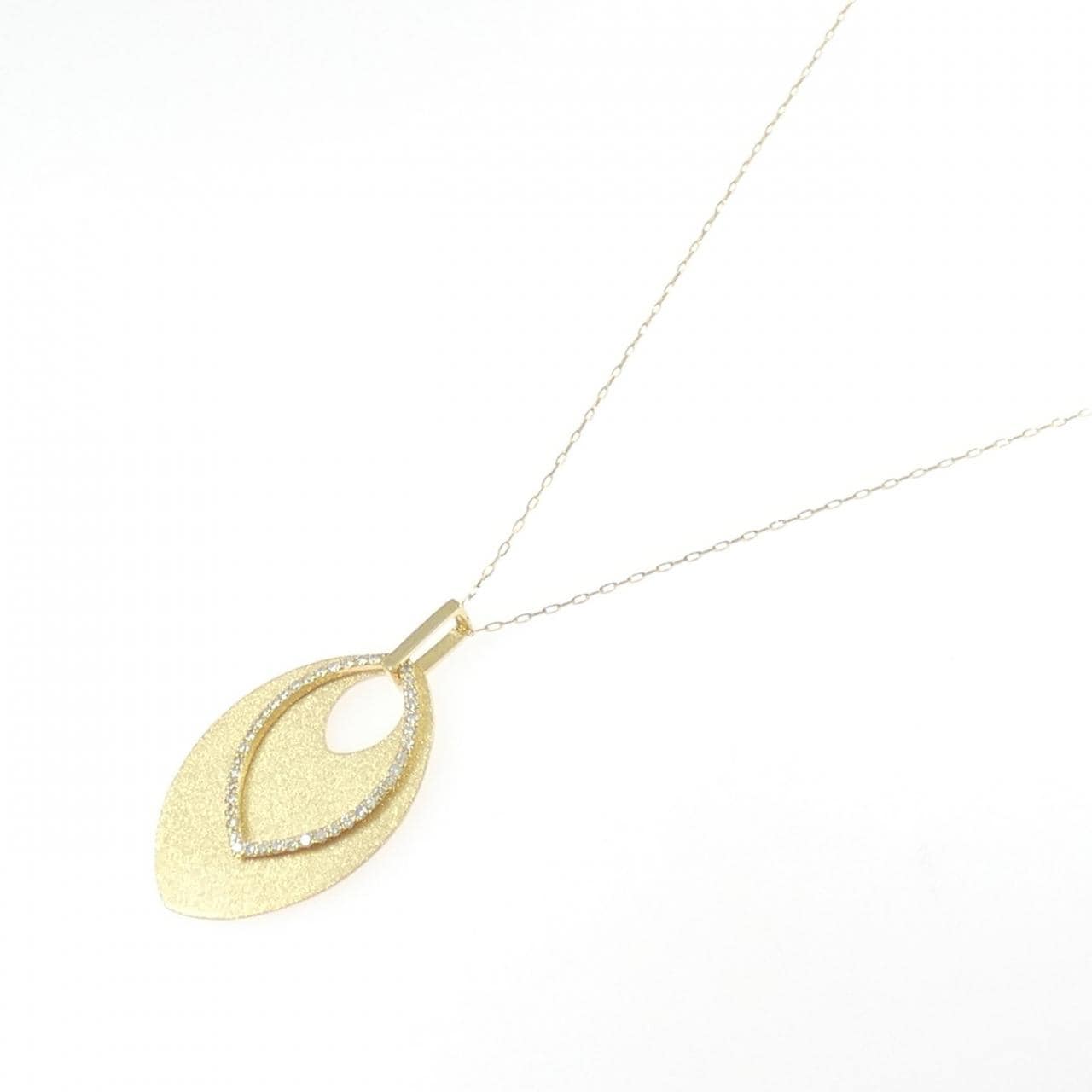 K18YG ダイヤモンド ネックレス 0.30CT