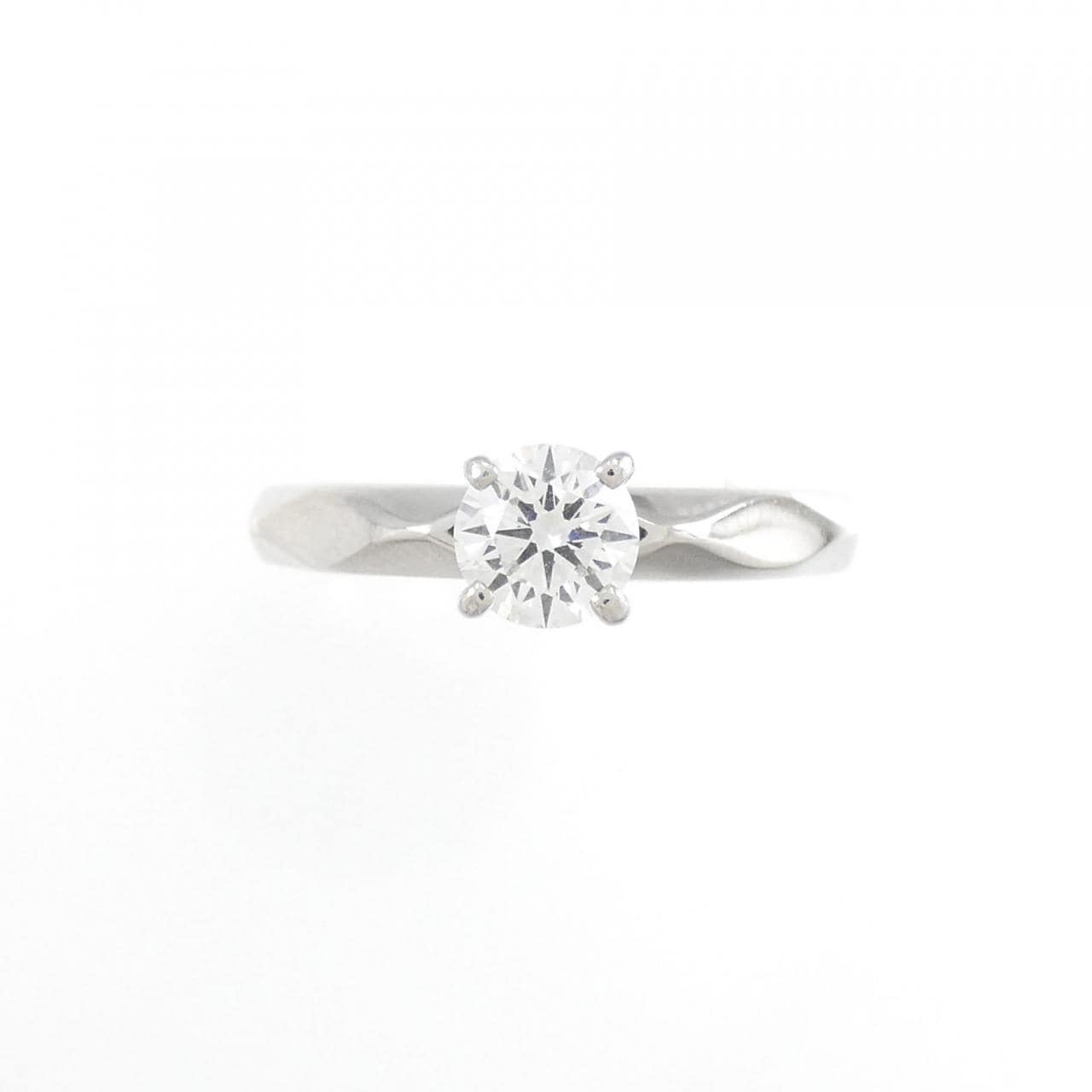 Boucheron faceted solitaire ring