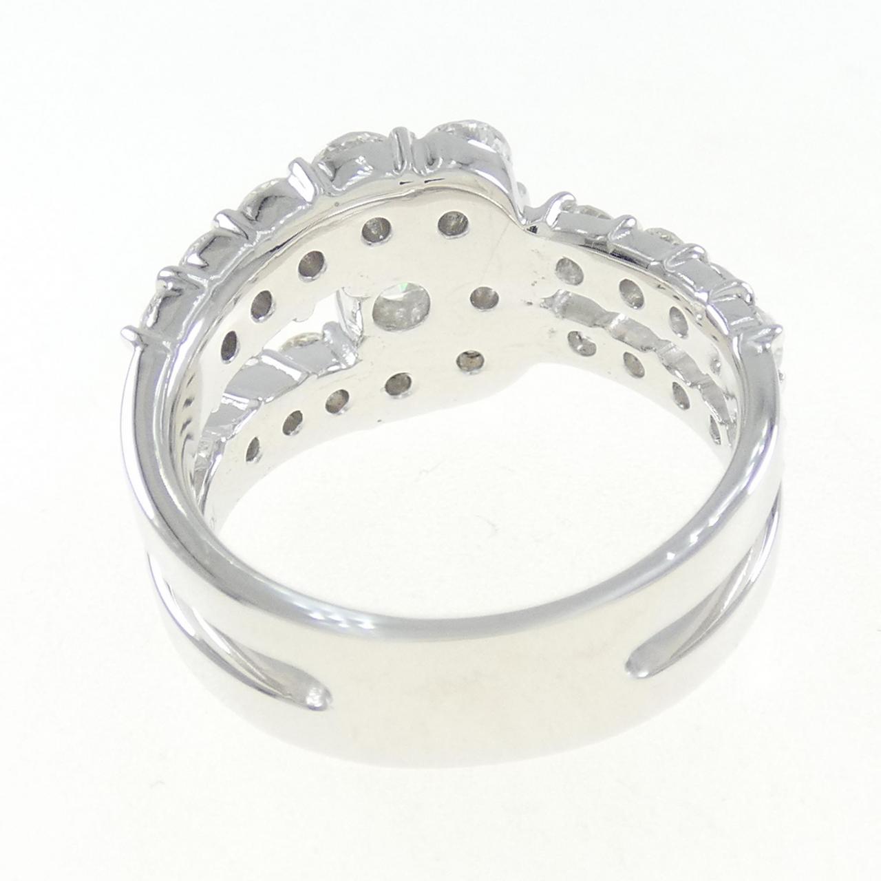 K18WG ダイヤモンド リング 0.33CT