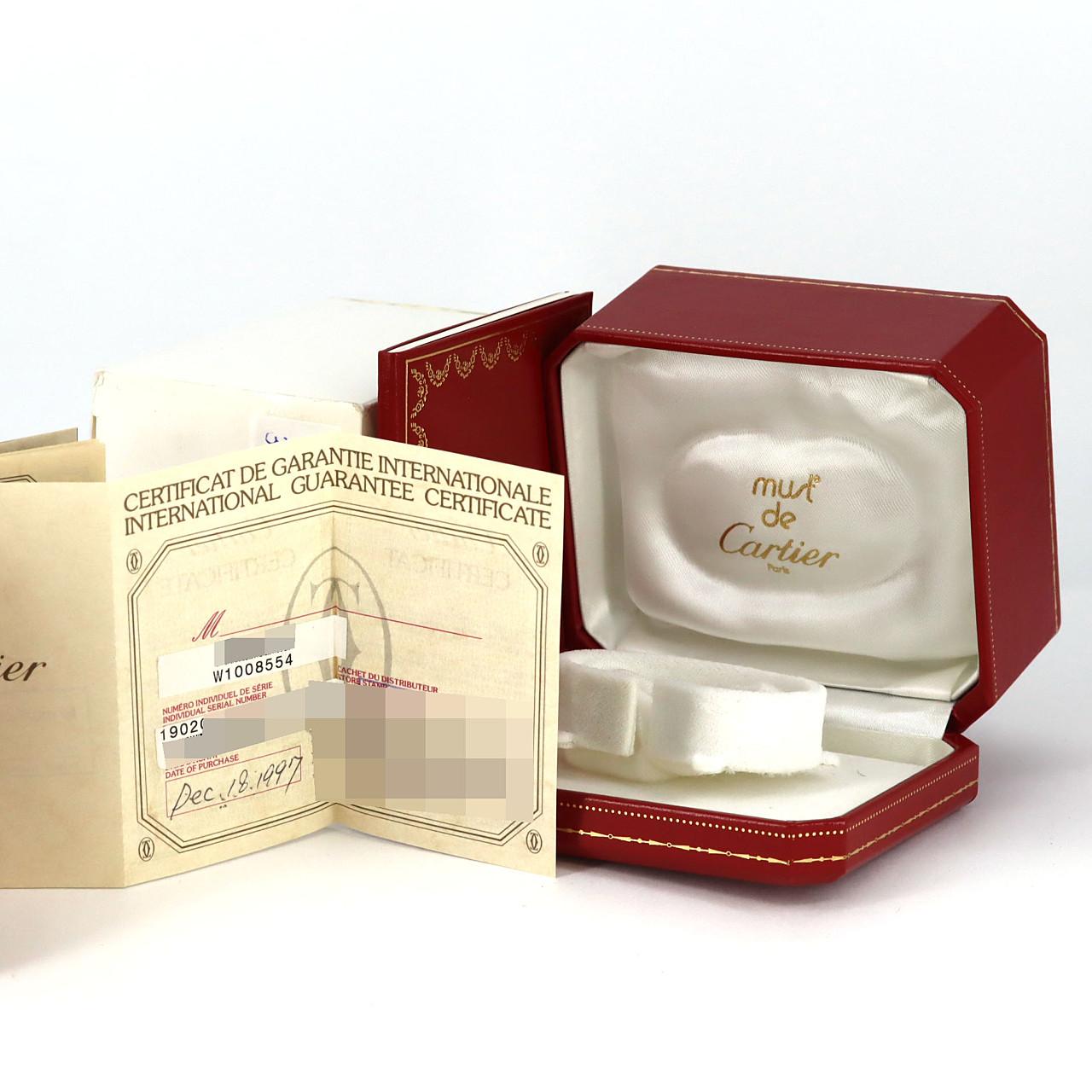 【ノーメンテナンス特価】カルティエ マストコリゼSM GP W1008554 GP クォーツ