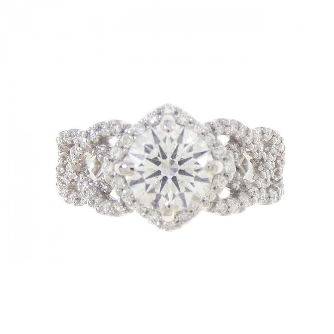 PT950 ダイヤモンド リング 1.00CT D IF 3EXT