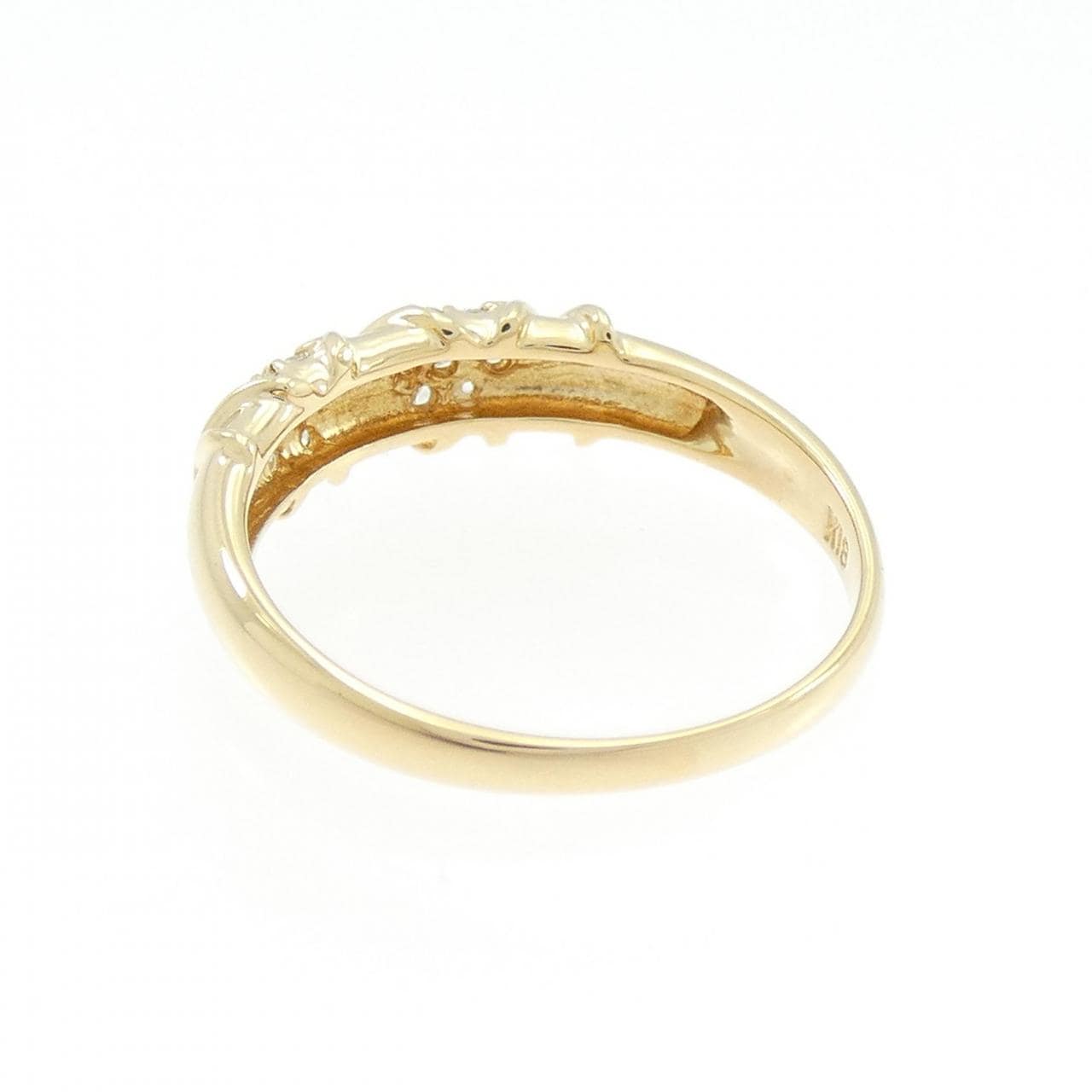 K18YG ダイヤモンド リング 0.14CT