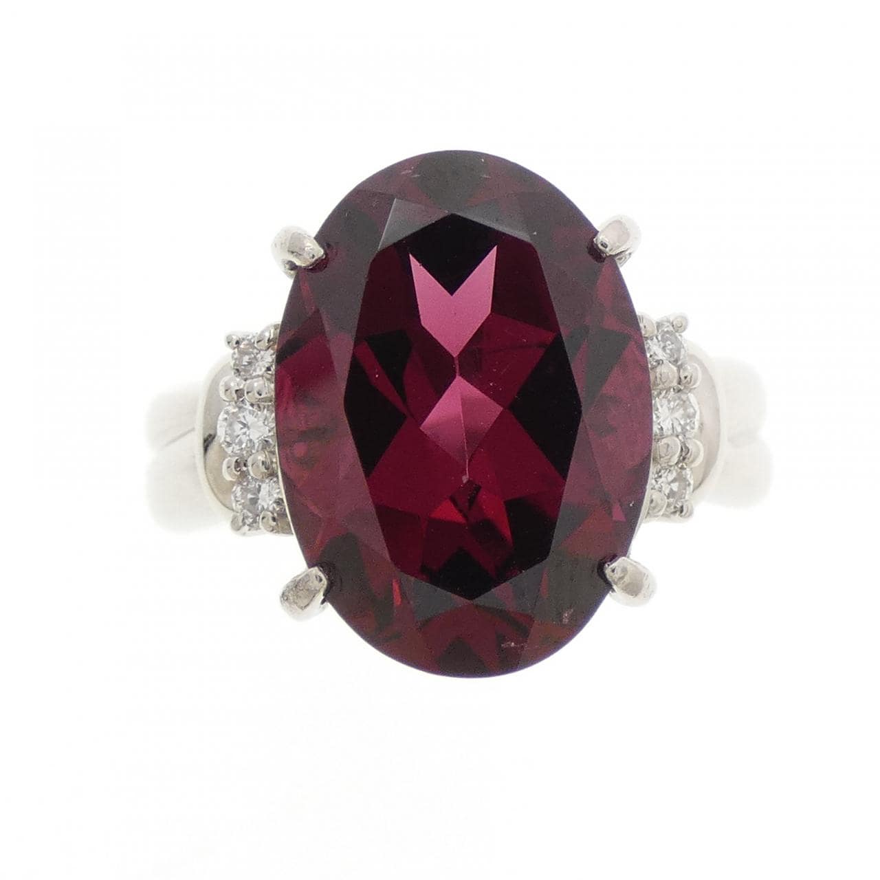 PT900 ガーネット リング 7.12CT