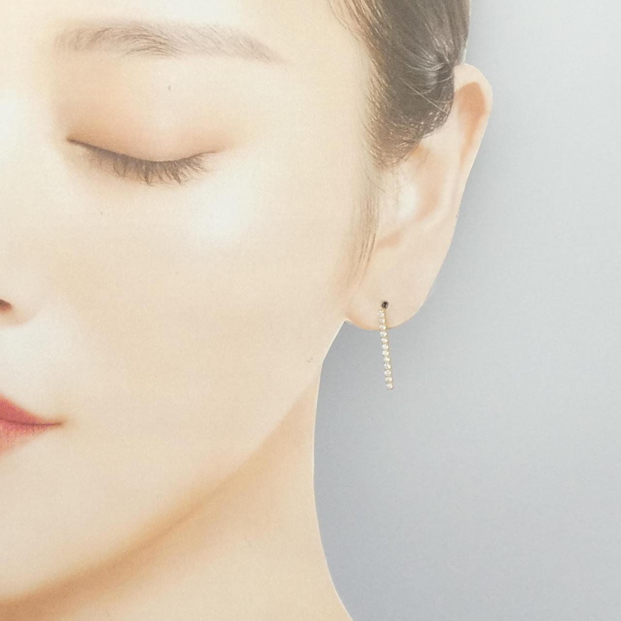 【リメイク】K18YG ダイヤモンド ピアス 0.40CT