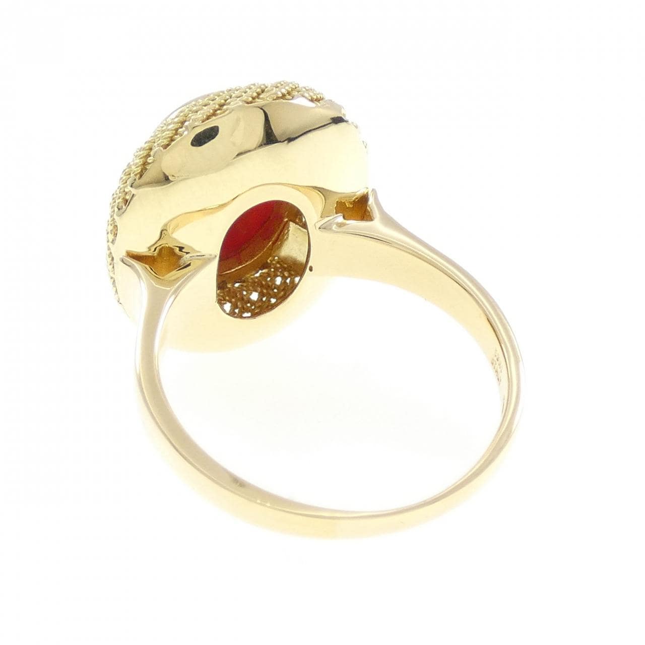 750YG サンゴ リング