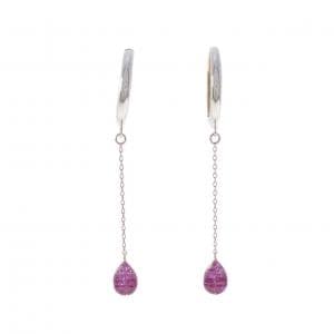 ジュネ サファイヤ イヤリング 0.52CT
