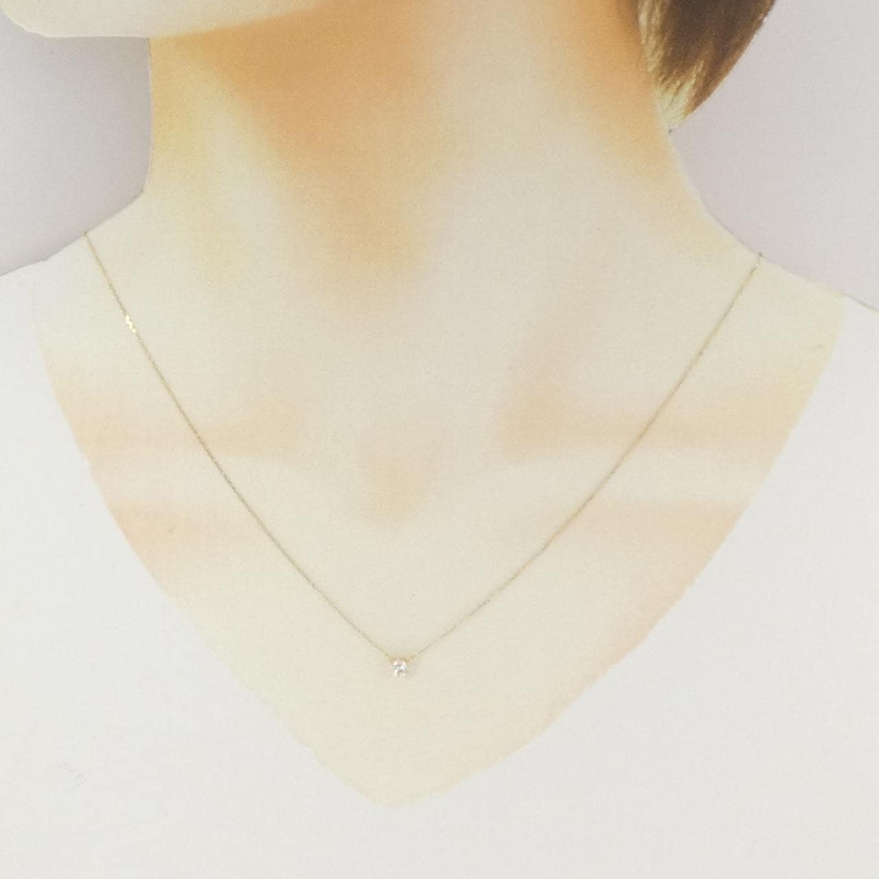 ヴァンドーム ダイヤモンド ネックレス 0.15CT