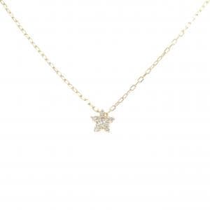 K10YG スター ダイヤモンド ネックレス 0.08CT