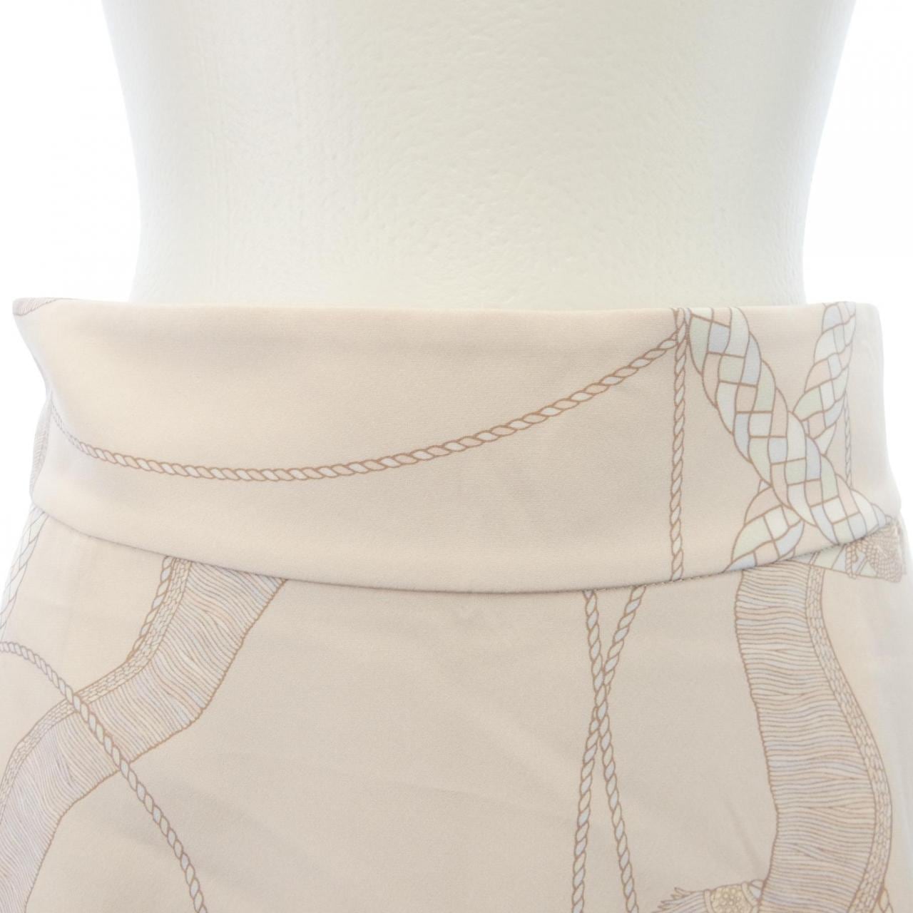 エルメス HERMES PASSEMENTERIE 3H0318DM ツイルレーヌ スカート