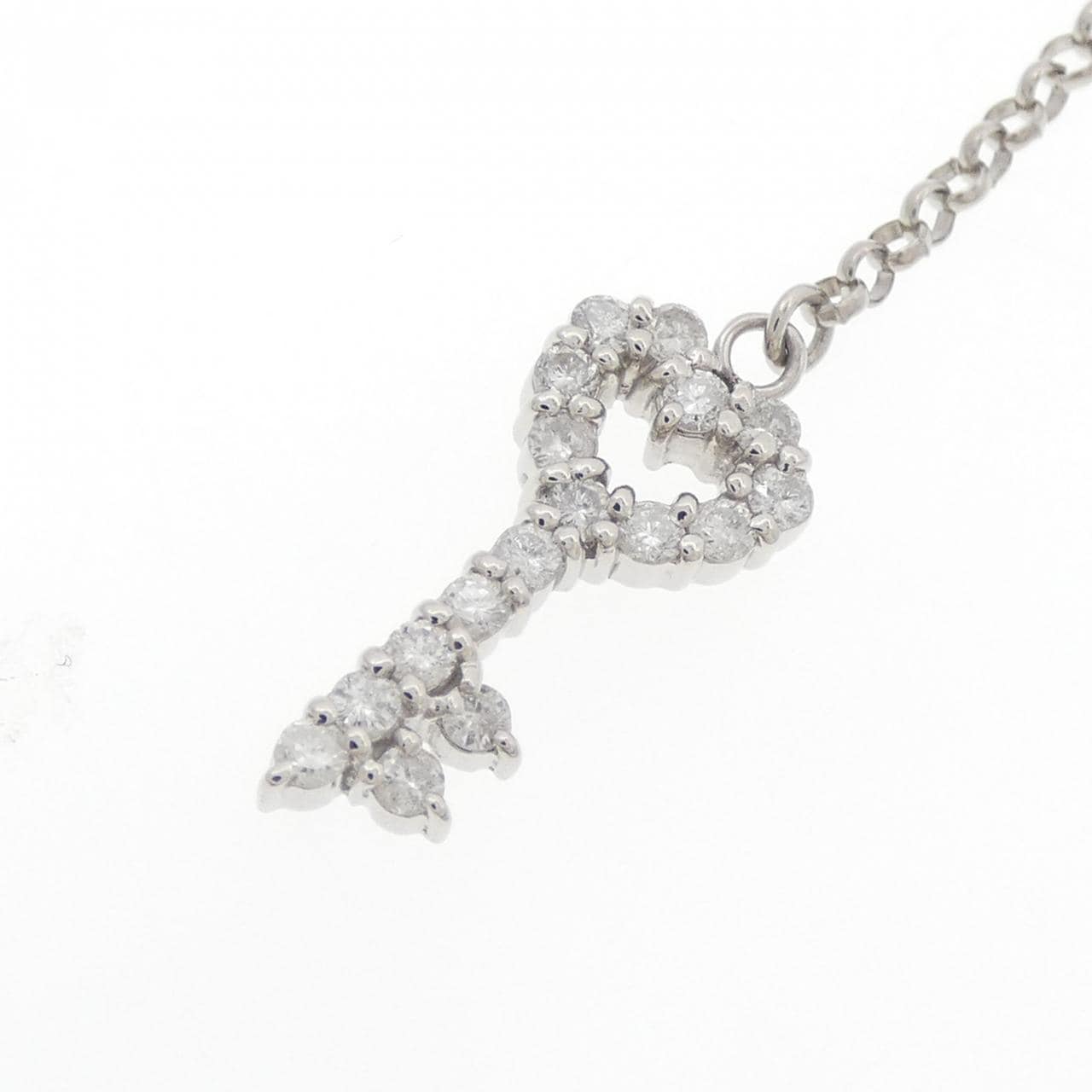 PT850 キー ダイヤモンド ネックレス 0.30CT