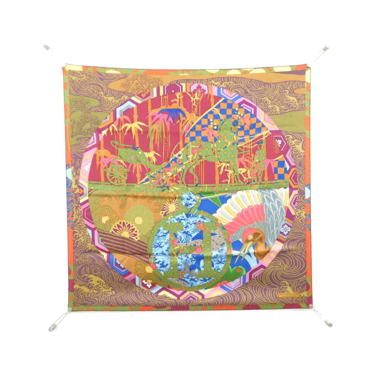 エルメス EX LIBRIS EN KIMONOS カレ 002630S スカーフ