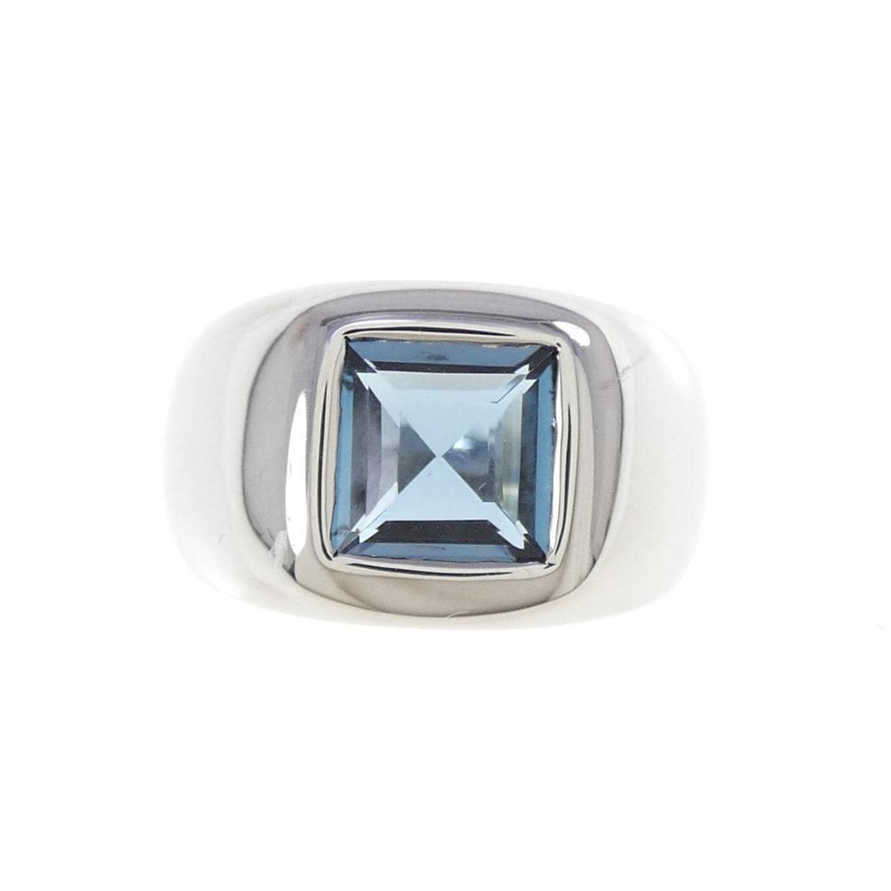 K18WG Blue Topaz Ring 2.546CT