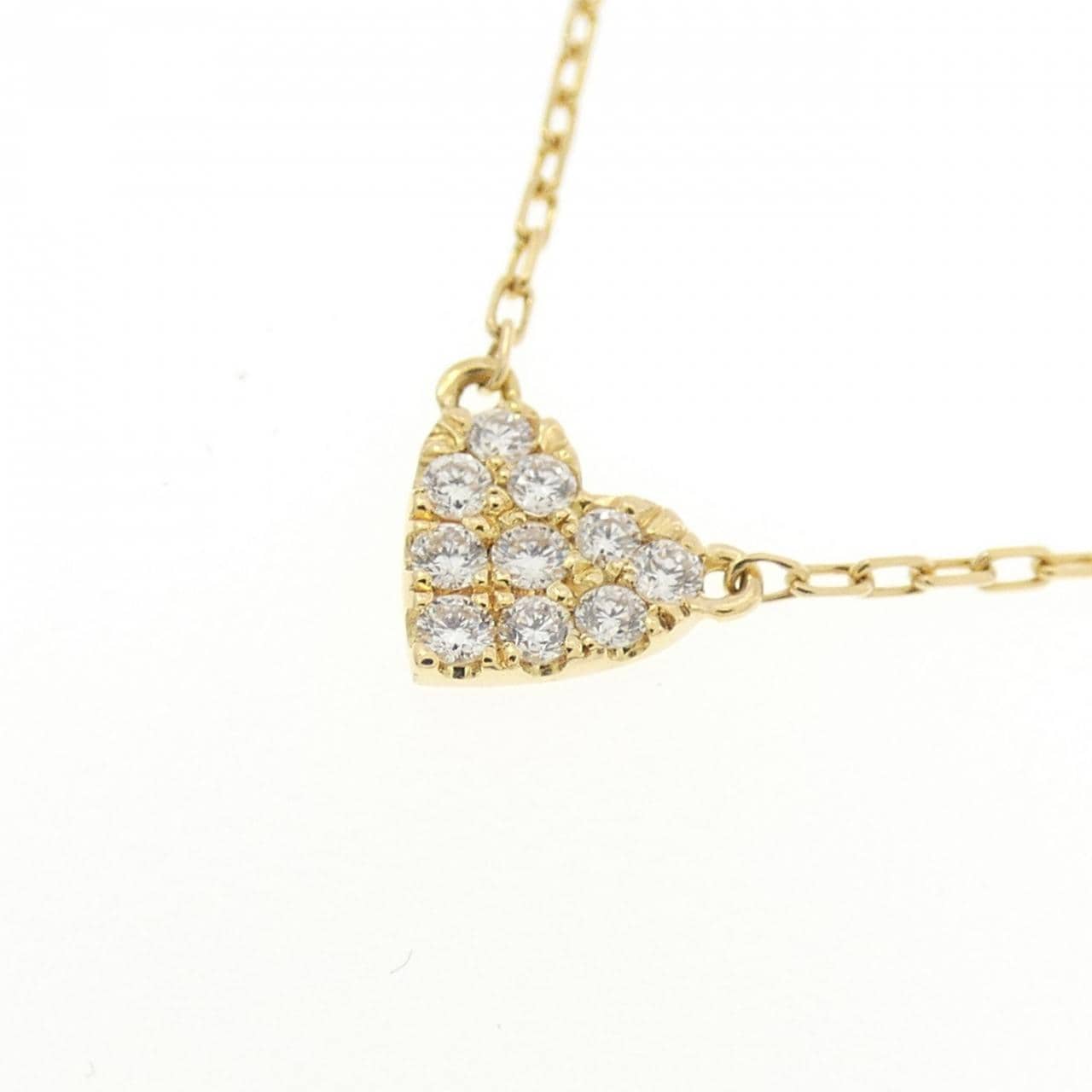 アーカー ハートパヴェ ネックレス 0.05CT