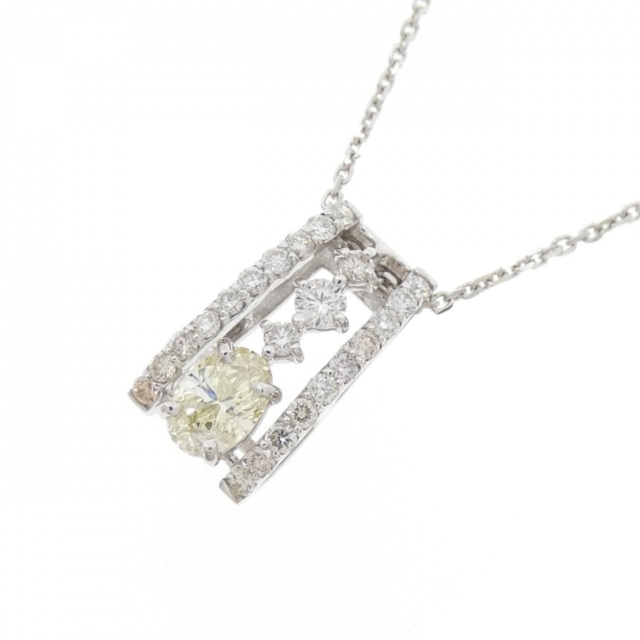 PT900/PT850 ダイヤモンド ネックレス 0.30CT