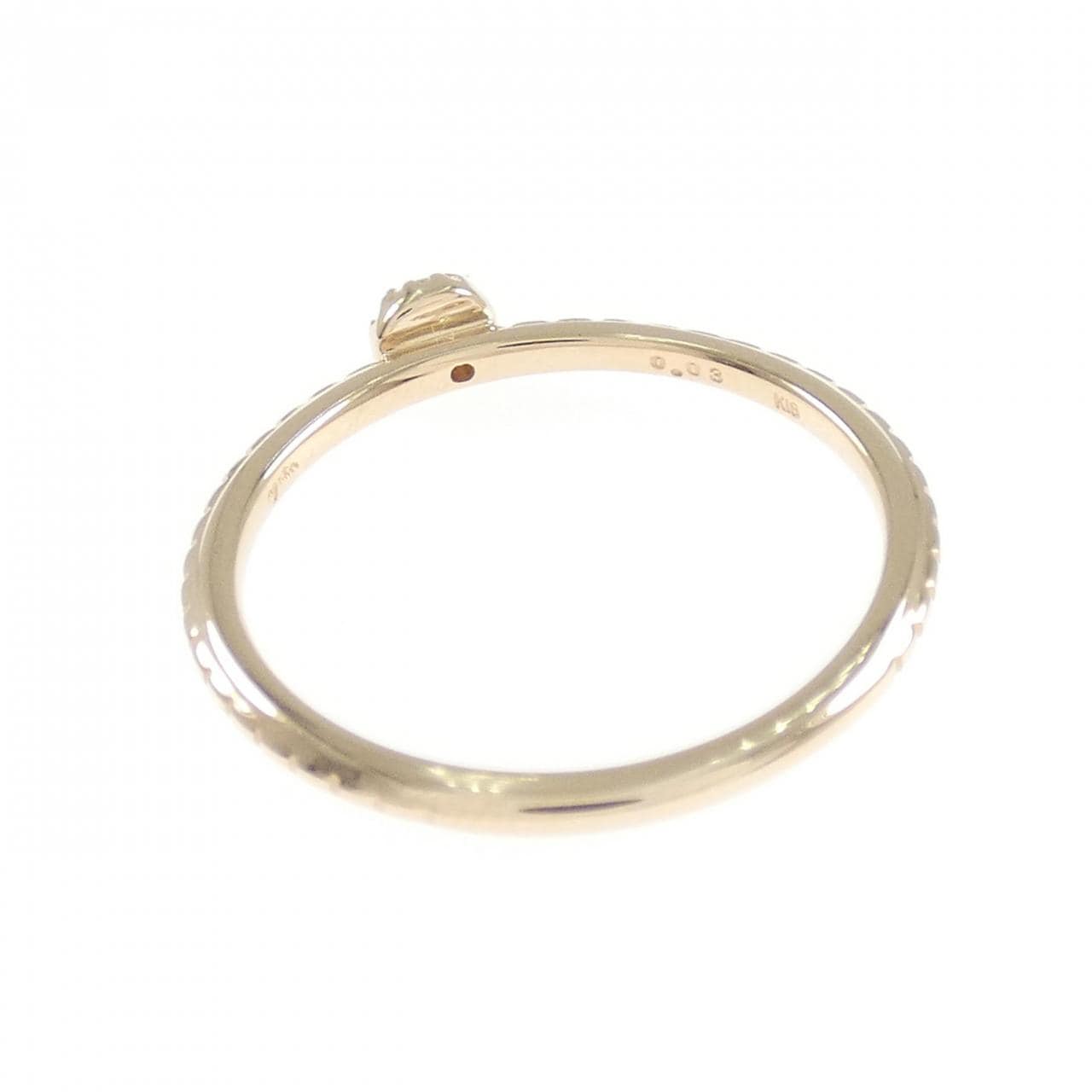 アガット ダイヤモンド リング 0.03CT
