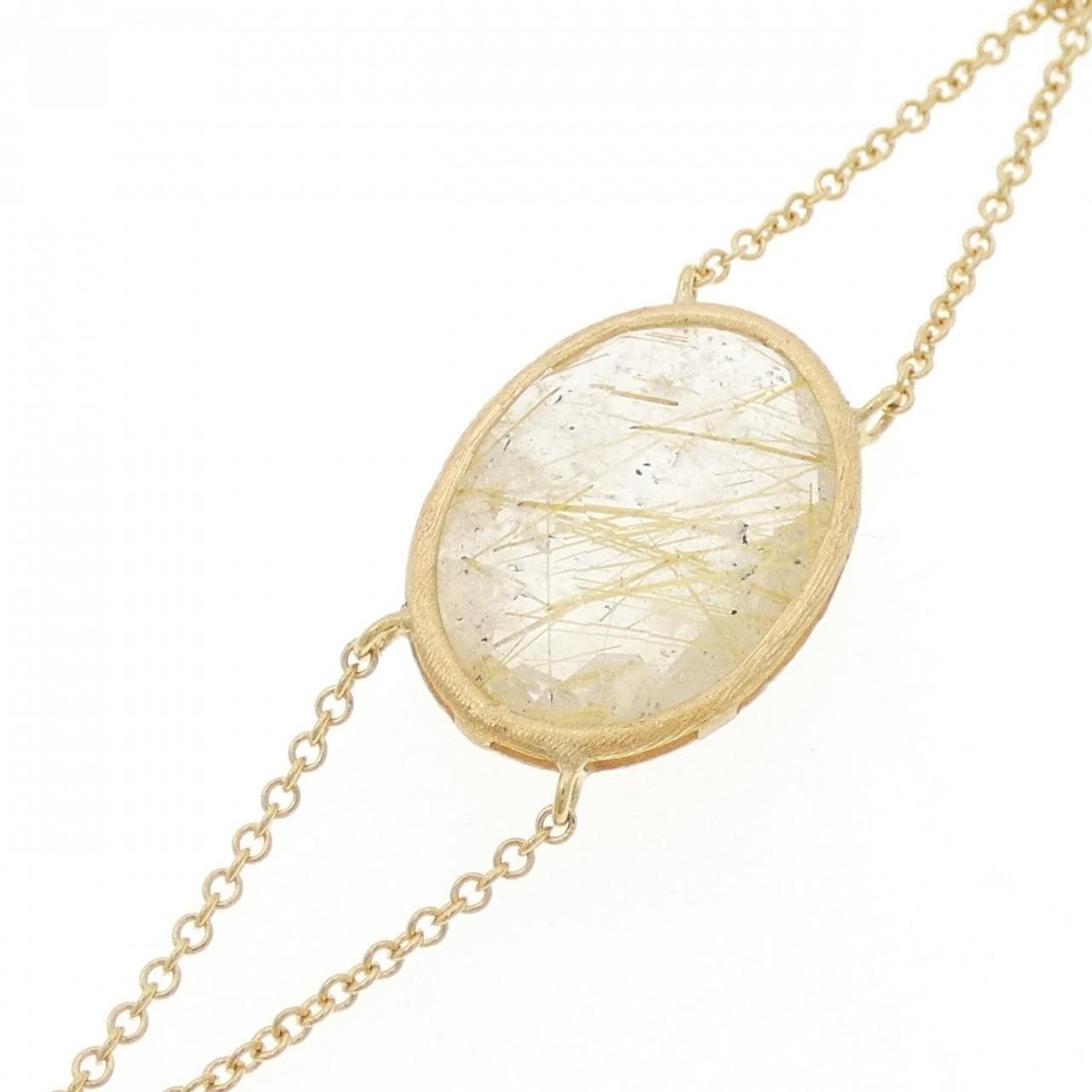 ナニス  ルチルクオーツ ネックレス