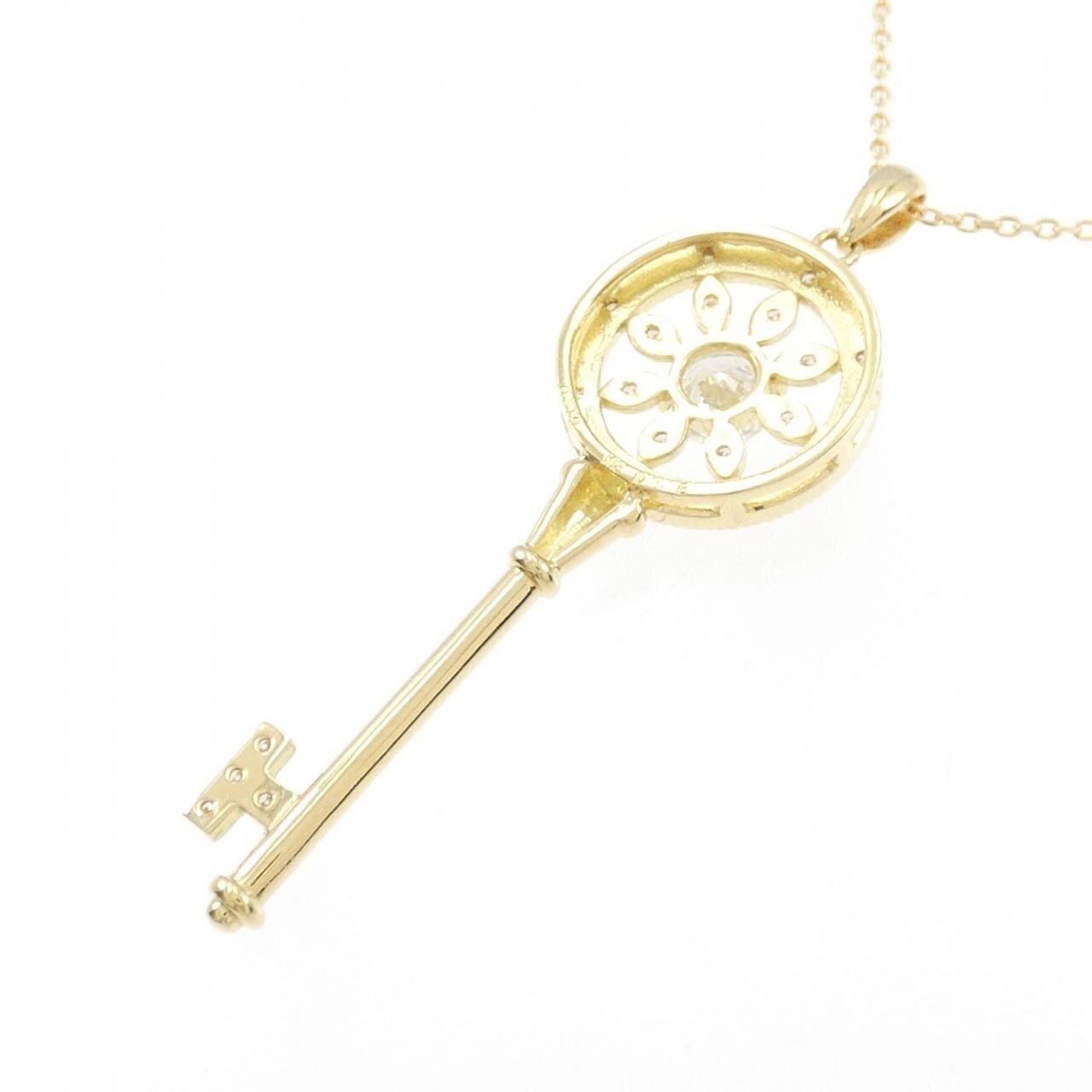 【新品】K18YG ダイヤモンド ネックレス 0.319CT G SI2 Good