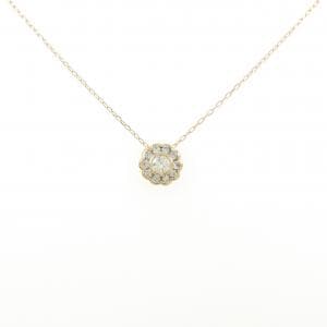 K18YG ダイヤモンド ネックレス 0.20CT