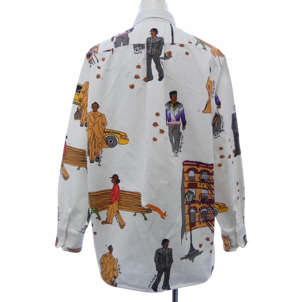 ルイヴィトン LOUIS VUITTON ニューウォーカーズプリント HHS66WQKQ シャツ
