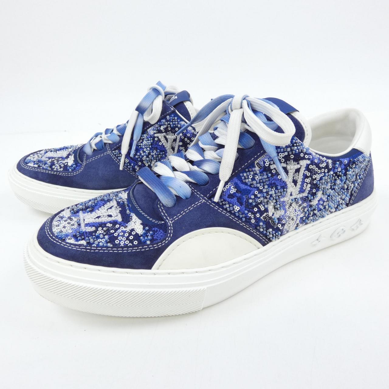 ルイヴィトン LOUIS VUITTON 銀座並木通り店限定 LVオリライン ウォーターカラー スニーカー