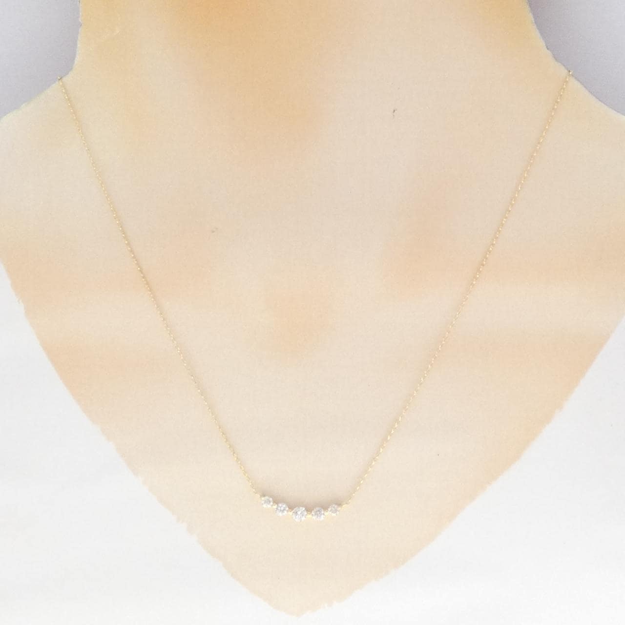 K18YG ダイヤモンド ネックレス 0.50CT