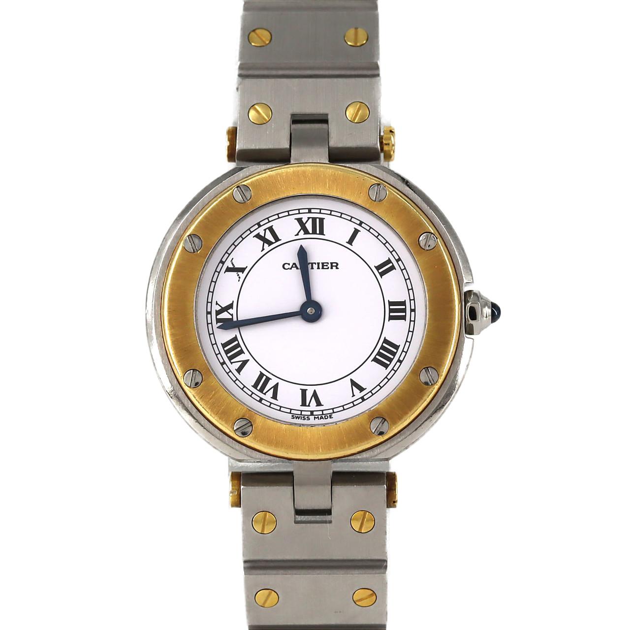 【ノーメンテナンス特価】カルティエ サントスヴァンドーム YGコンビ SSxYG クォーツ