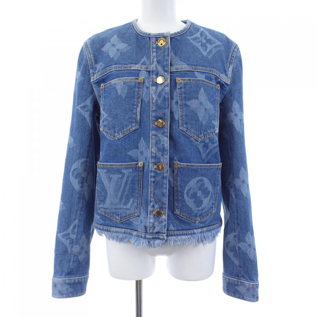 ルイヴィトン LOUIS VUITTON ジャイアントモノグラム カラーレス FKJA06ZPY デニムジャケット