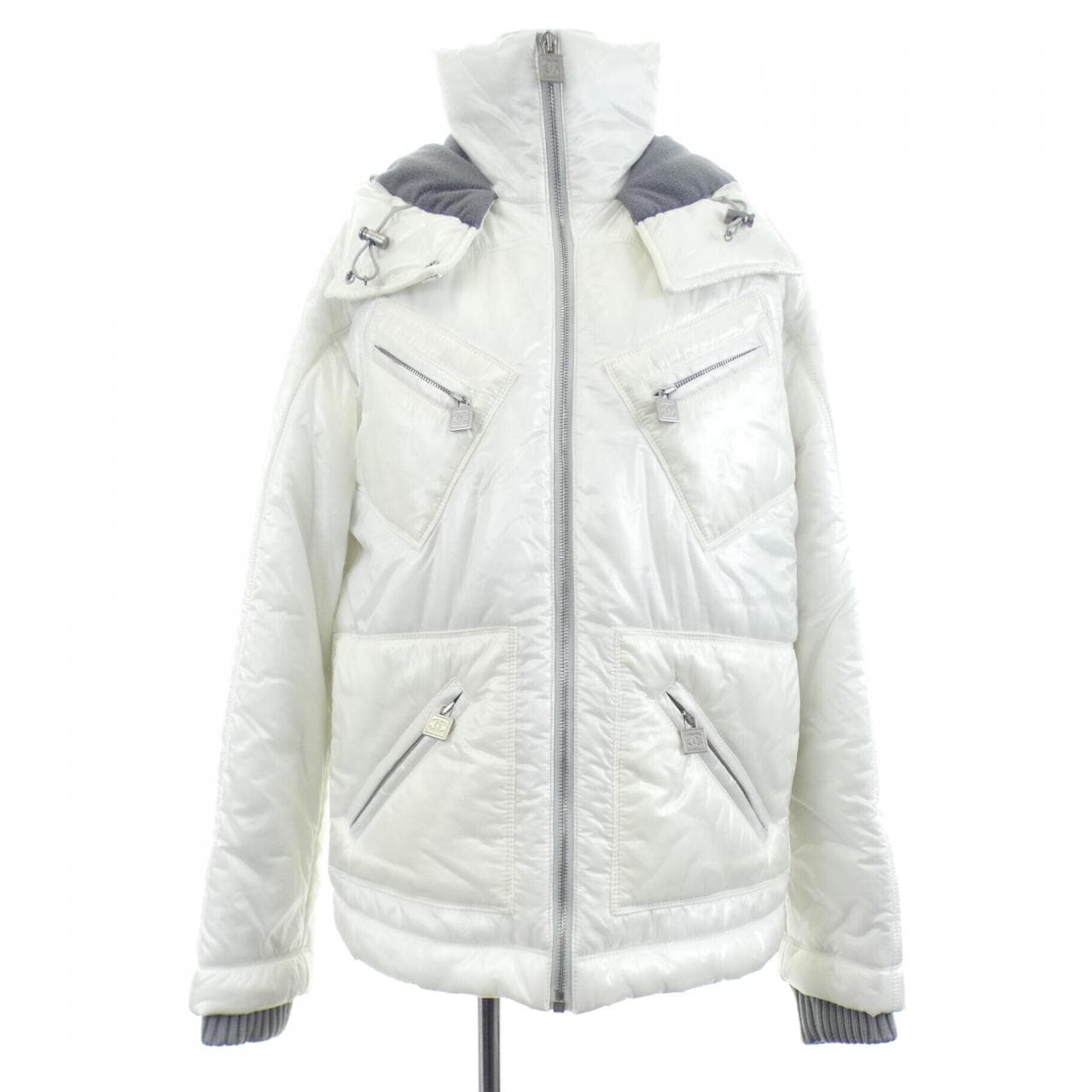 【ヴィンテージ】シャネル CHANEL IDENTIFICATION P21850V13361 03A ブルゾン