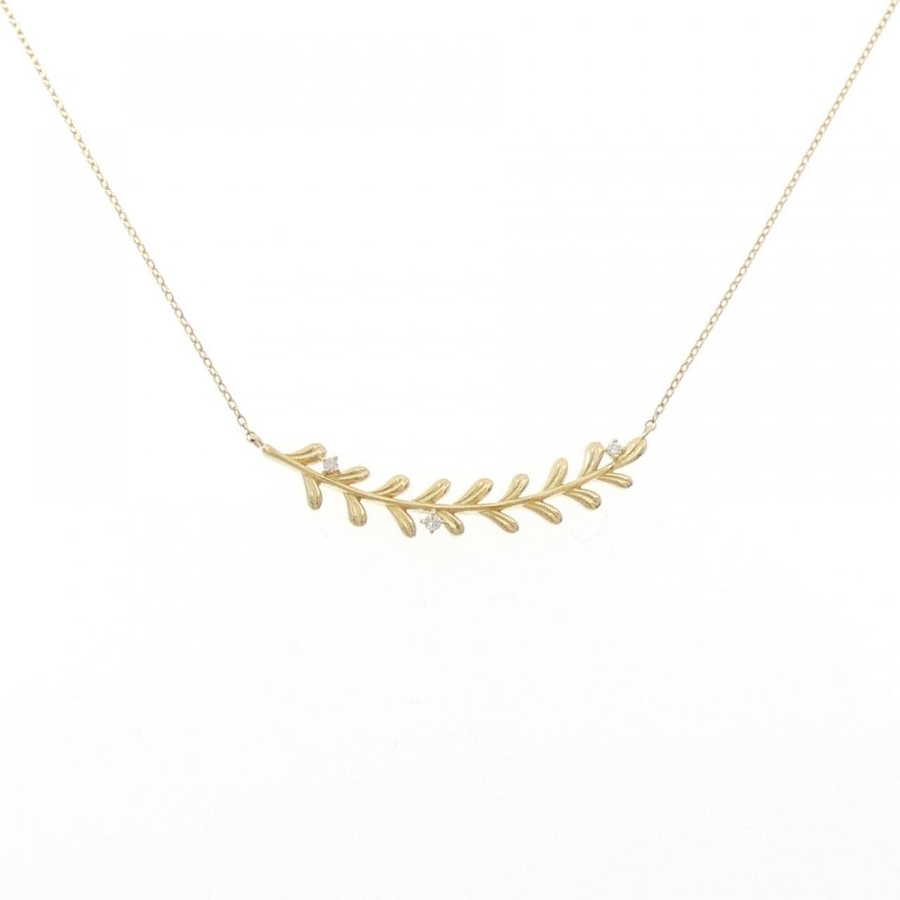 K18YG ダイヤモンド ネックレス 0.03CT