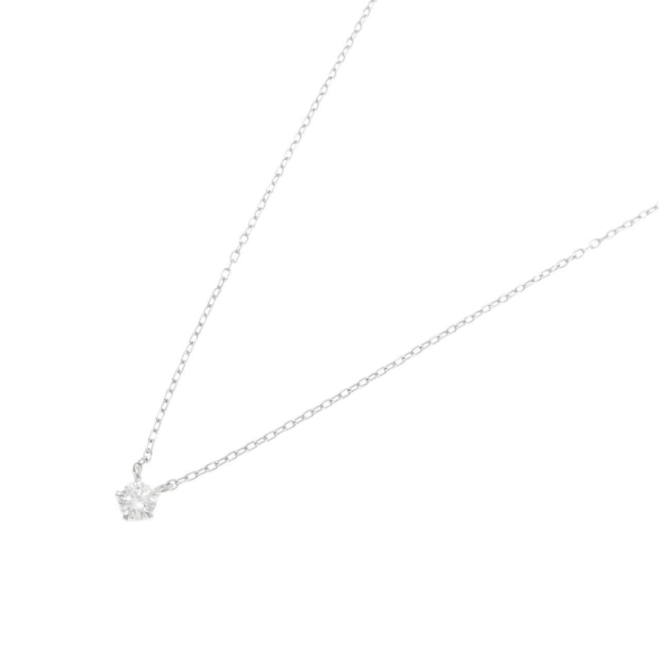 PT850 ソリティア ダイヤモンド ネックレス 0.22CT