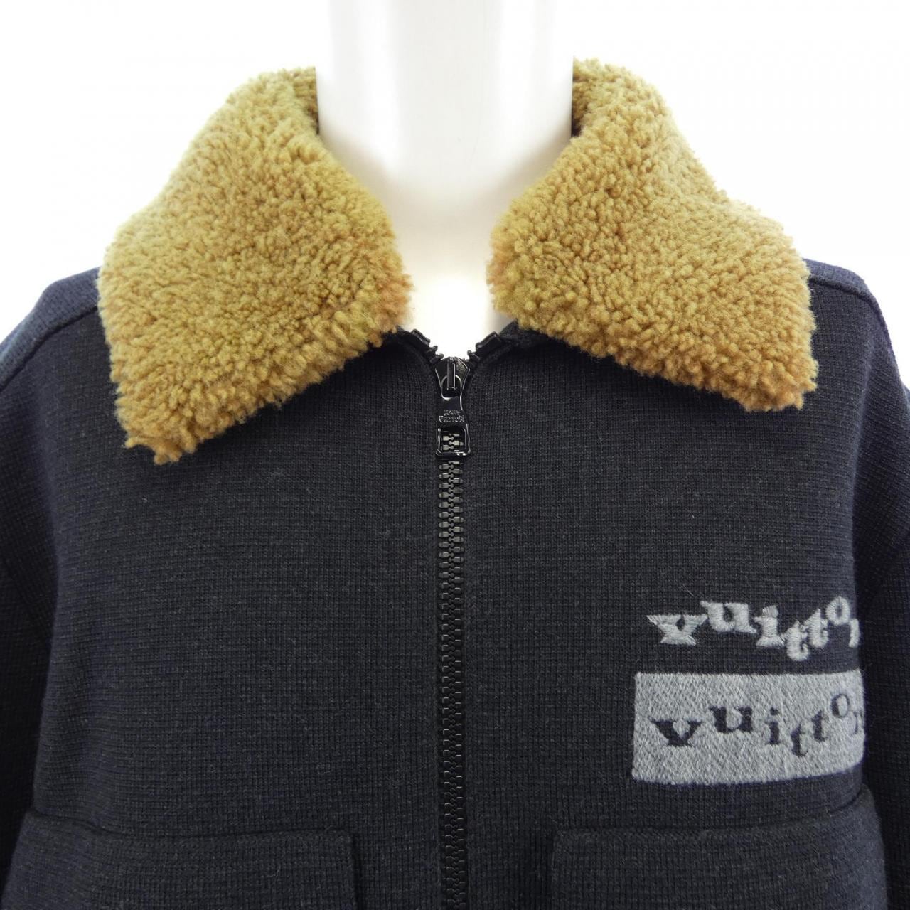 ルイヴィトン LOUIS VUITTON ニットブルゾンウィズシアリングカラー HON33WZLL ブルゾン