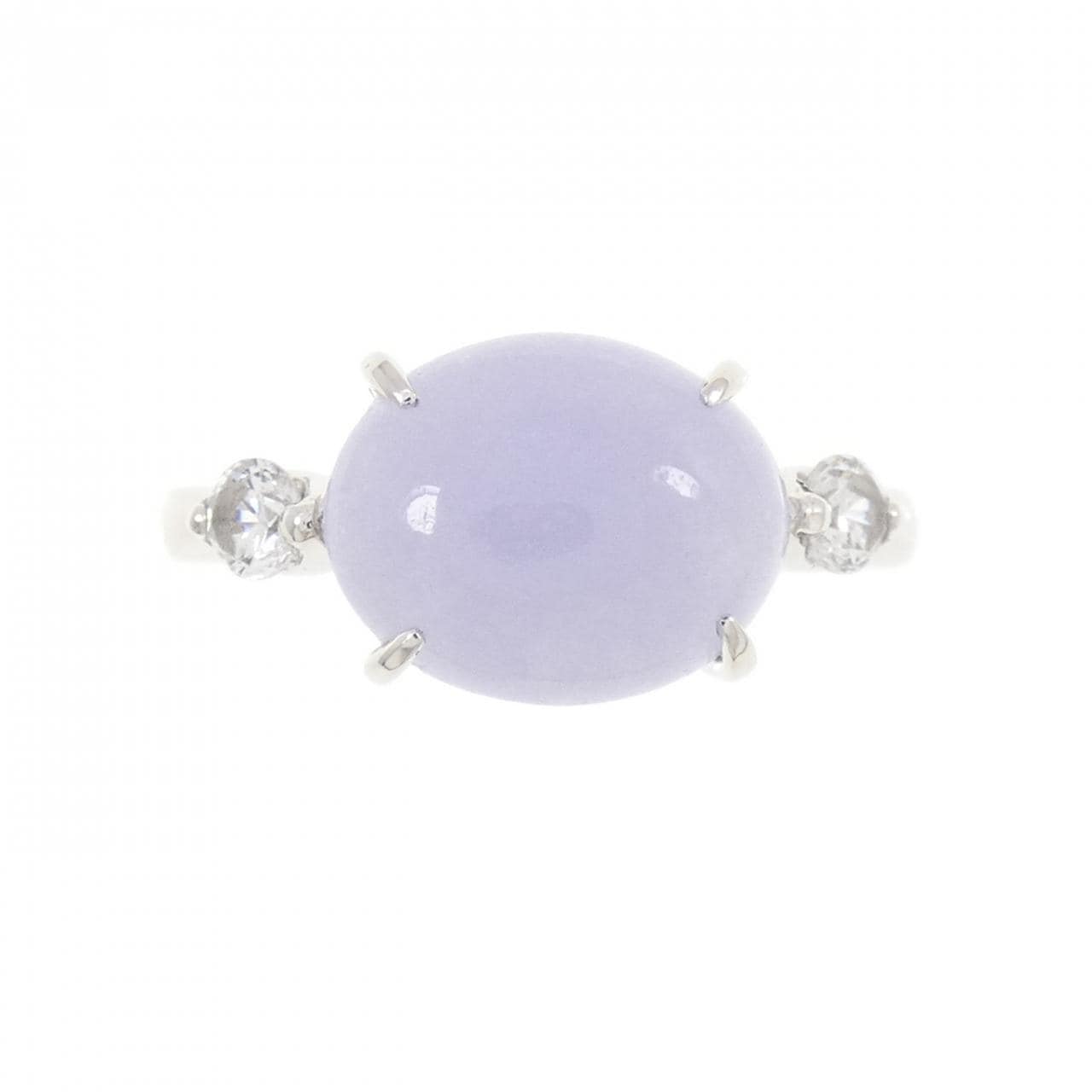 PT900 ラベンダーヒスイ リング 2.90CT