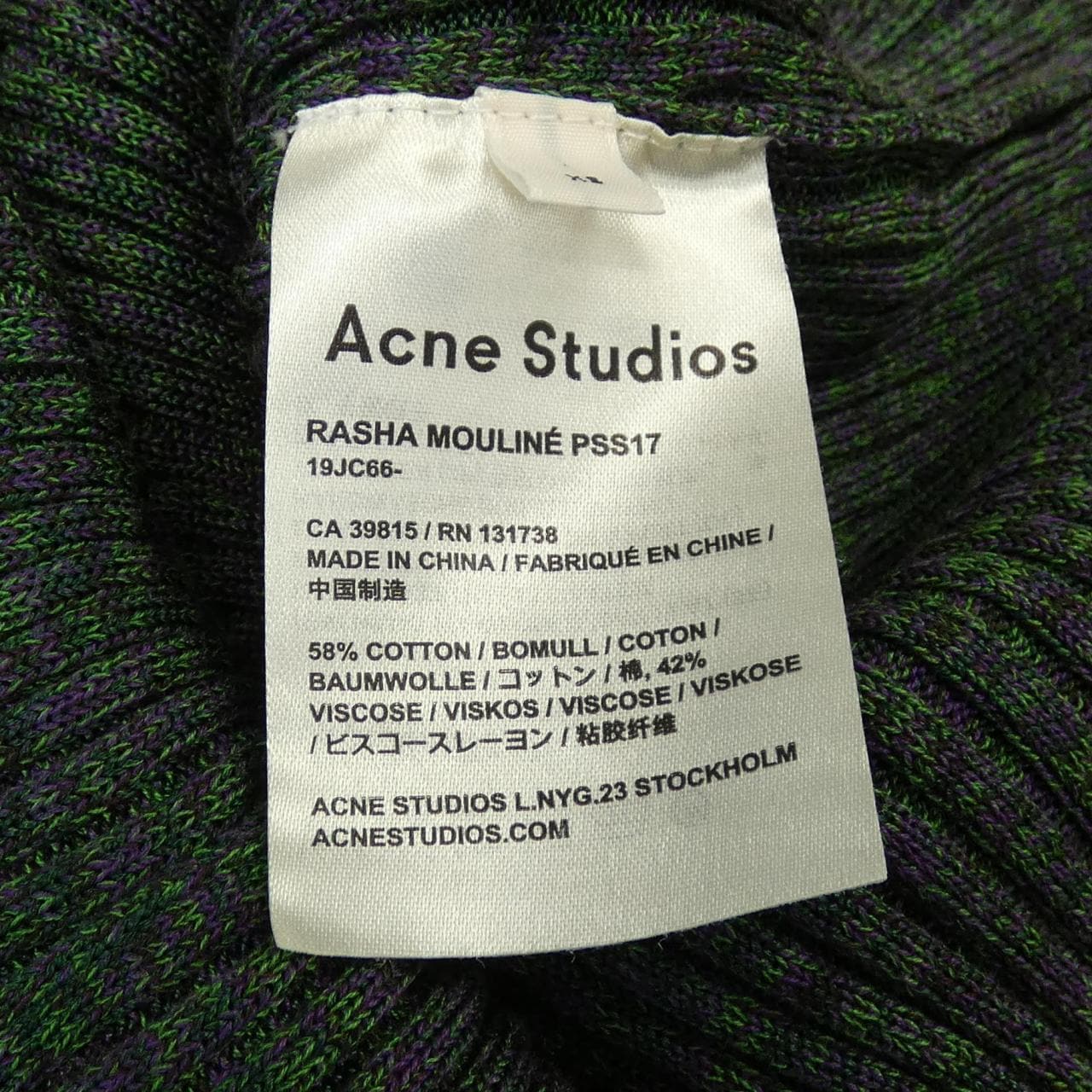アクネストゥディオズ ACNE STUDIOS RASHA MOULINE ニット