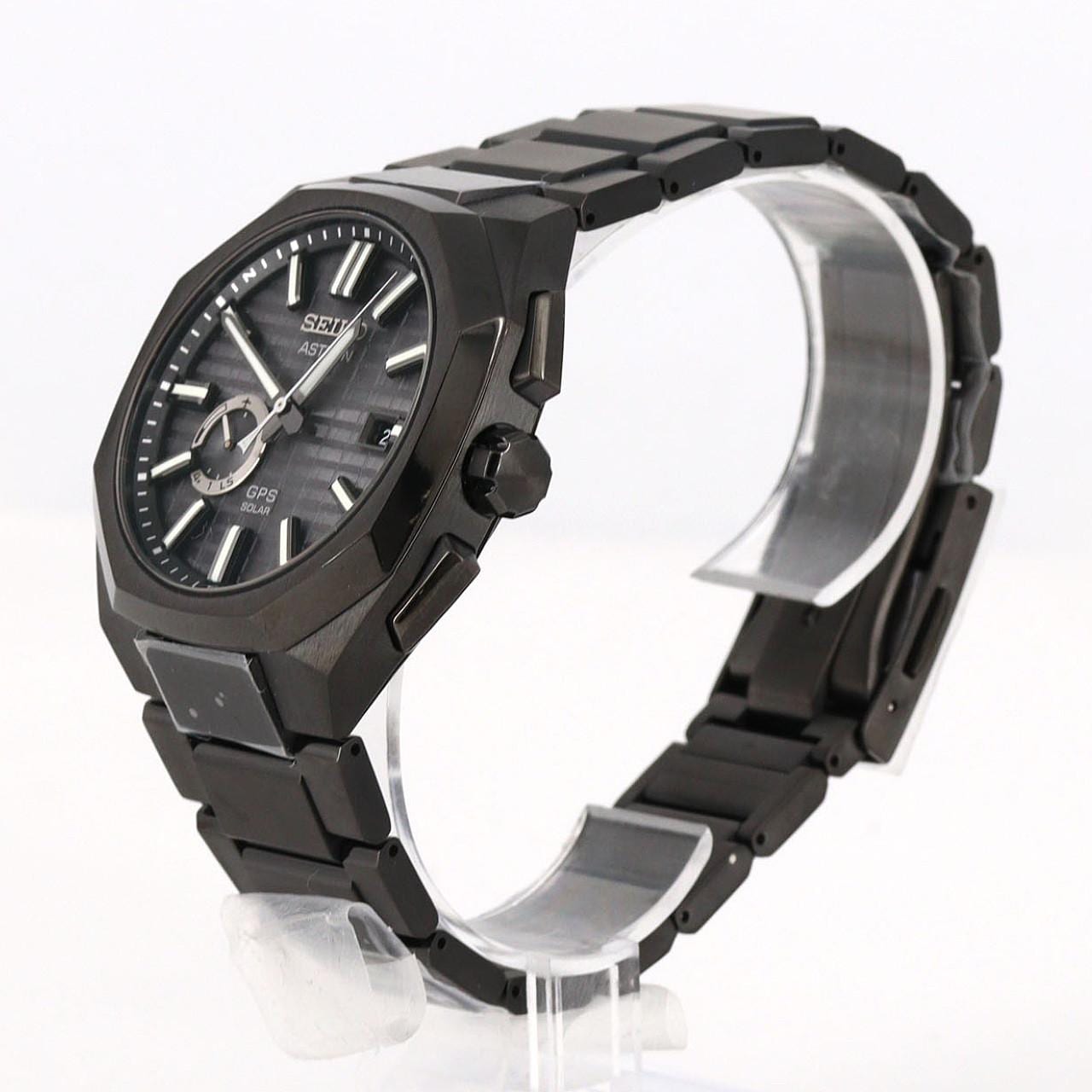 セイコー アストロンGPS 電波時計 3X62-0AA0/SBXD015 TI ソーラークォーツ