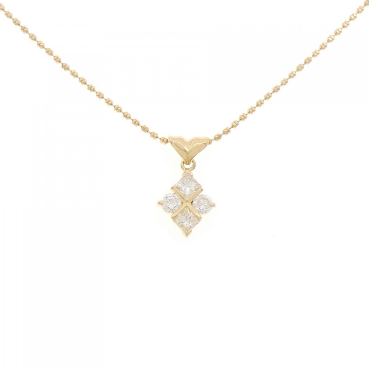 K18YG ダイヤモンド ネックレス 0.70CT