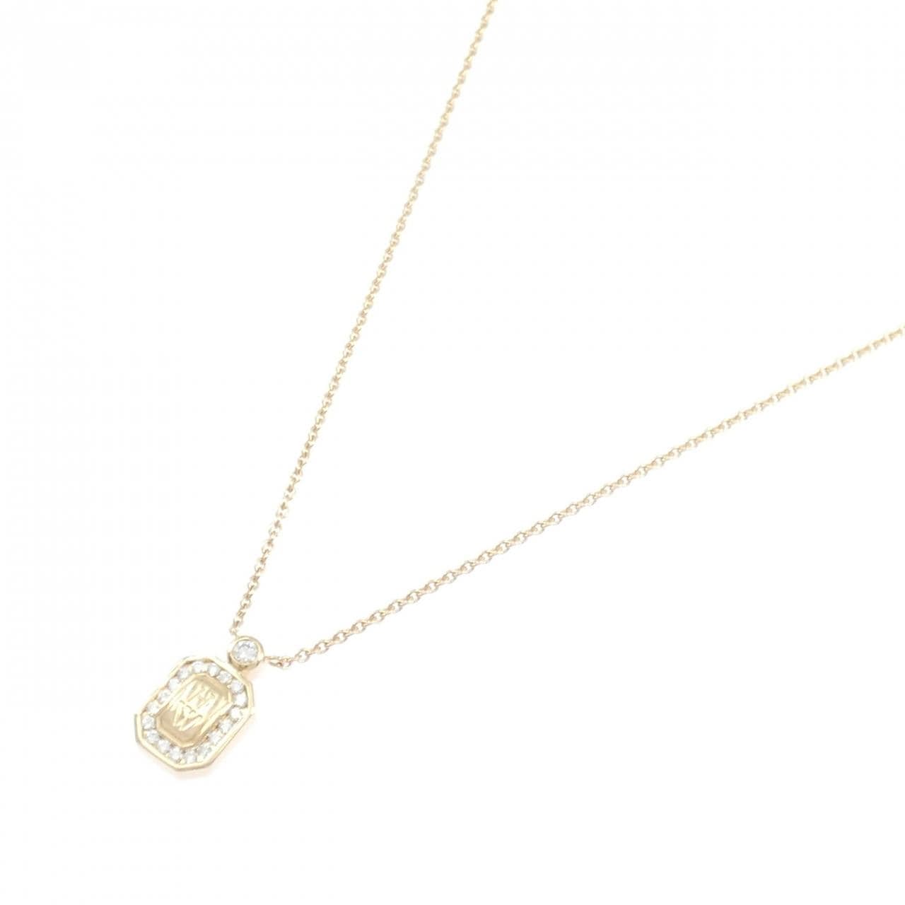 ハリーウィンストン HWロゴ ネックレス