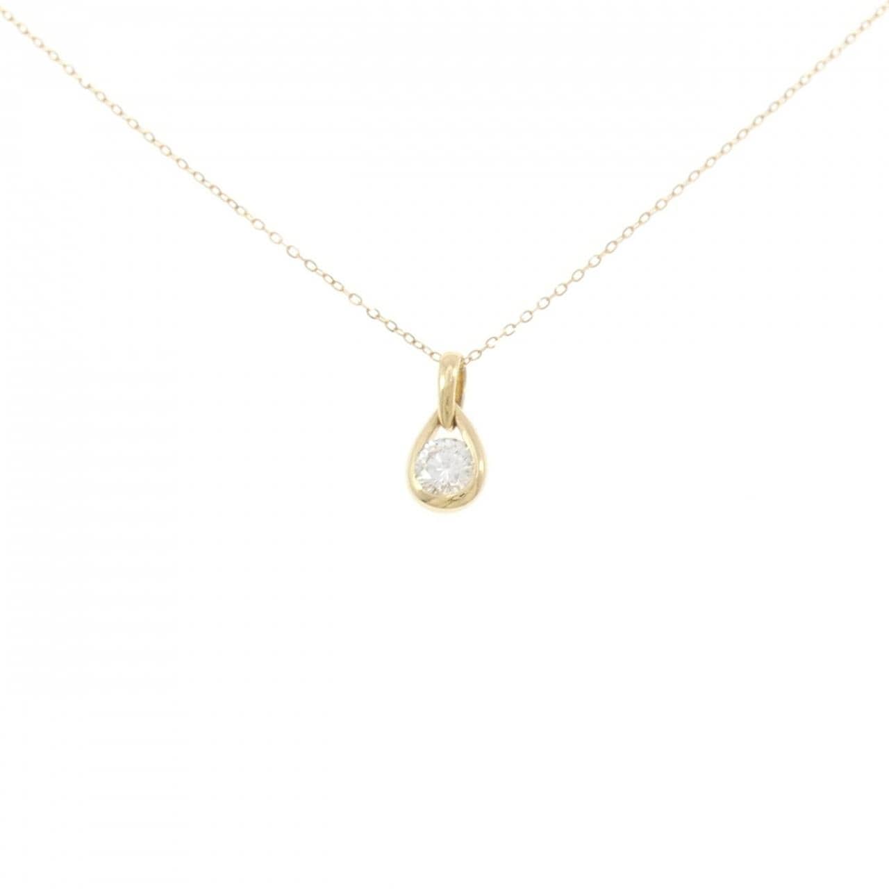 K18YG ダイヤモンド ネックレス 0.34CT