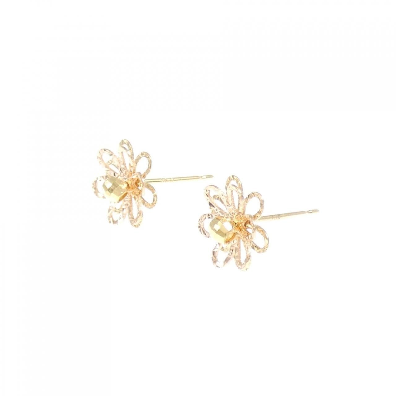 K18YG/K18PG earrings