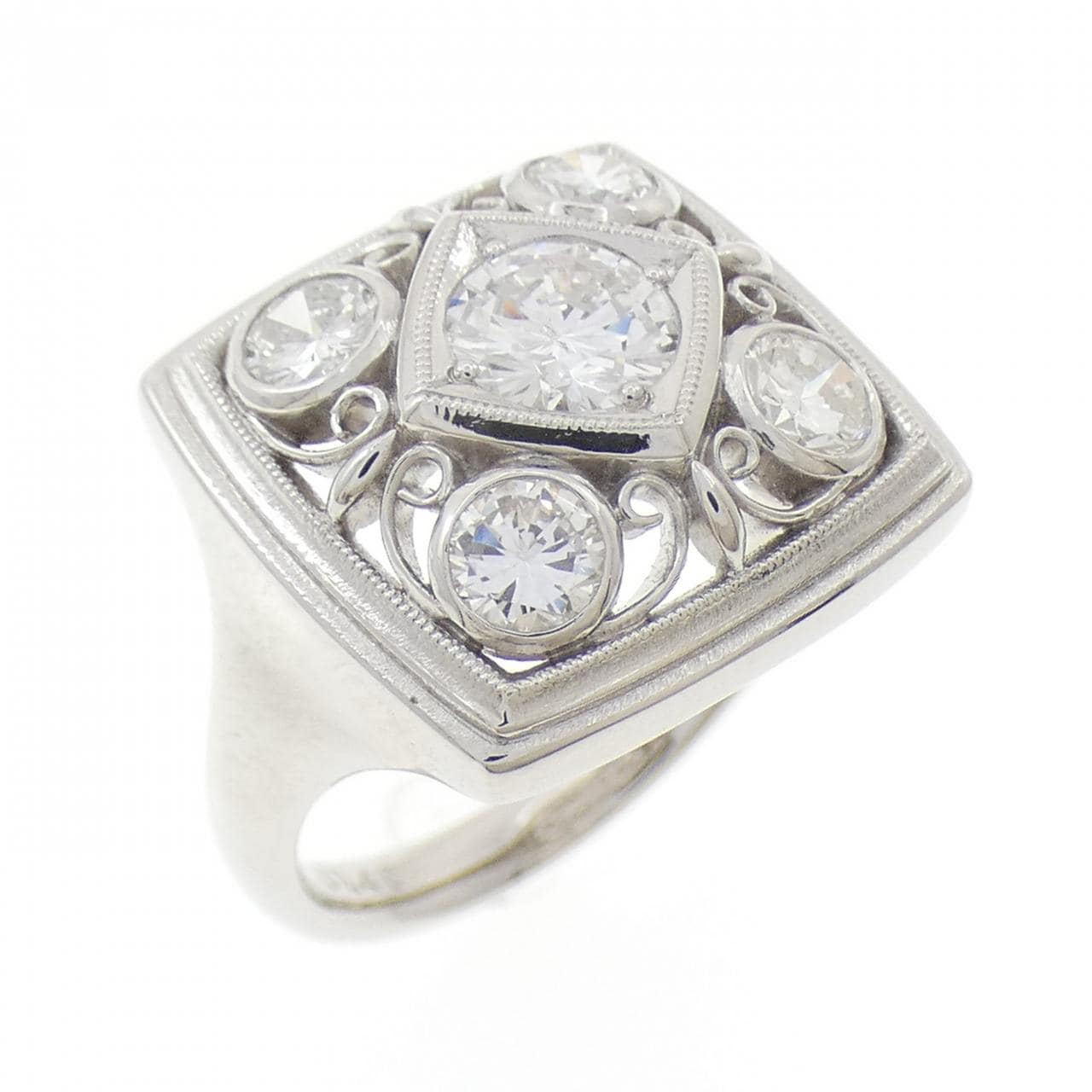 PT900 ダイヤモンド リング 1.40CT