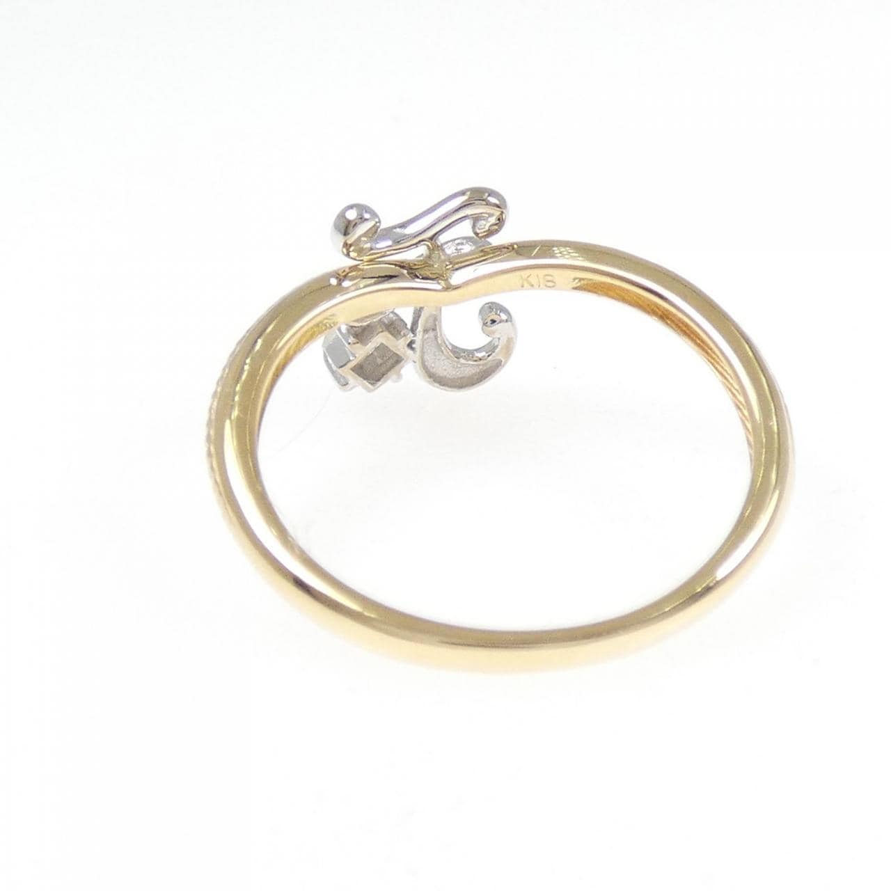 K18YG/K18WG ダイヤモンド リング 0.06CT
