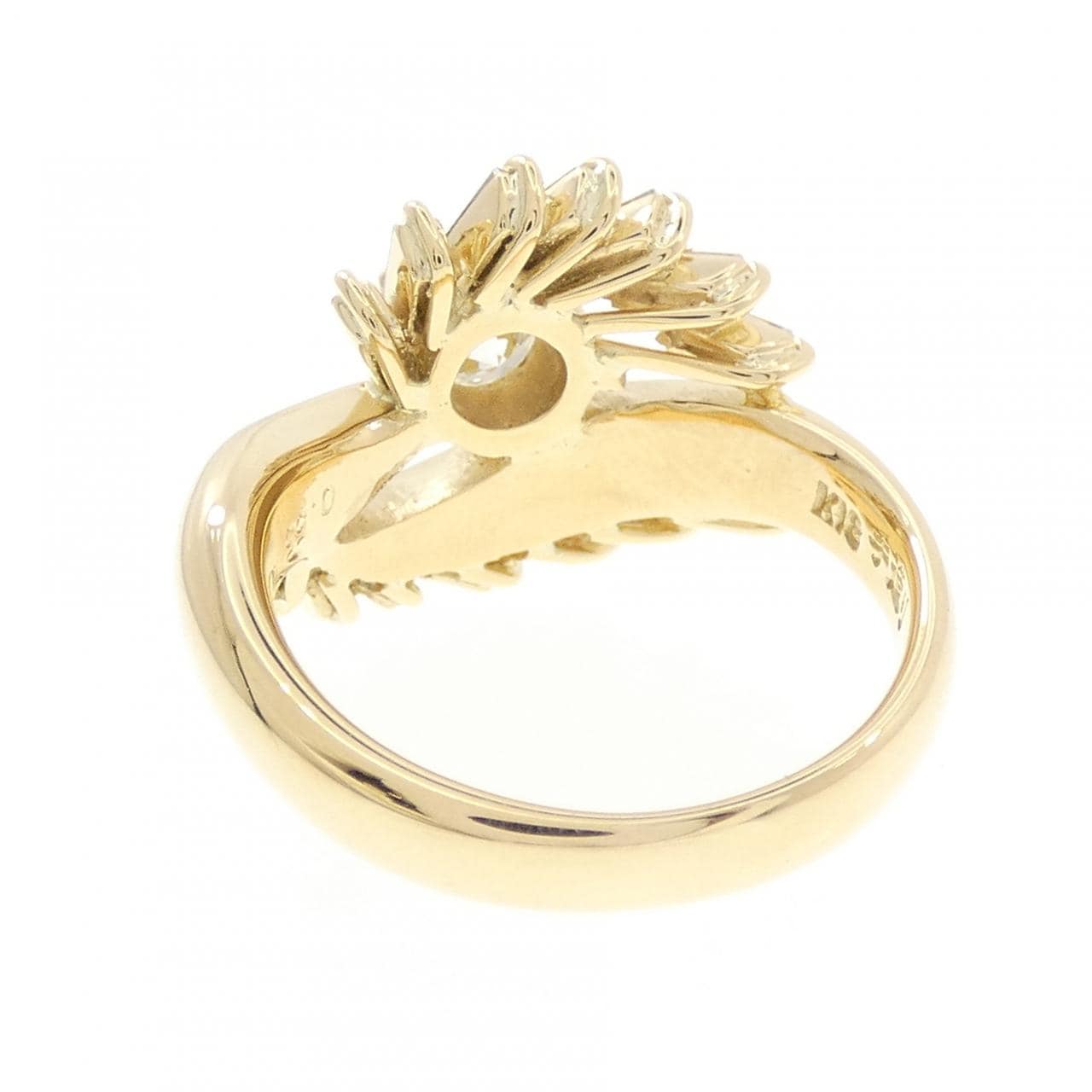 K18YG ダイヤモンド リング 0.55CT