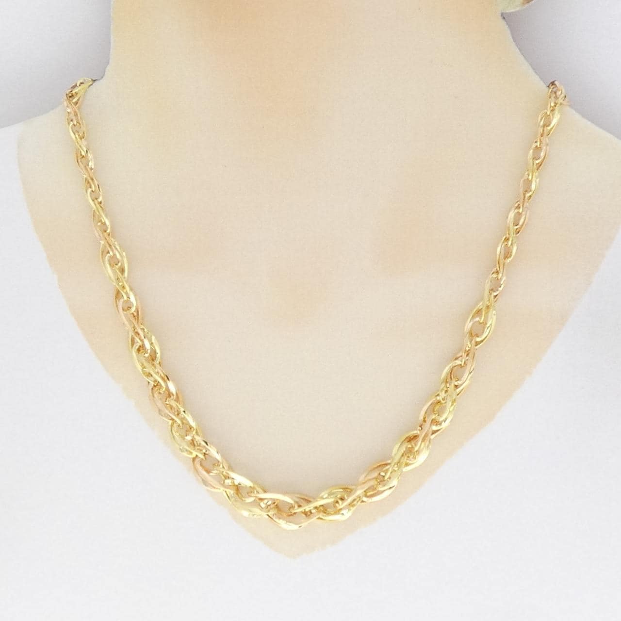 K18YG/K18PG necklace