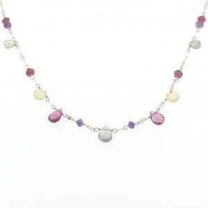 アガット カラーストーン ネックレス