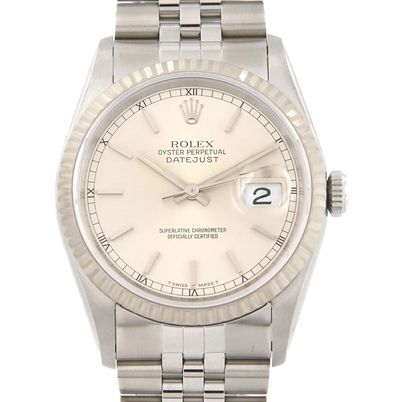 ROLEX Datejust 16234 SSxWG Automatic W number