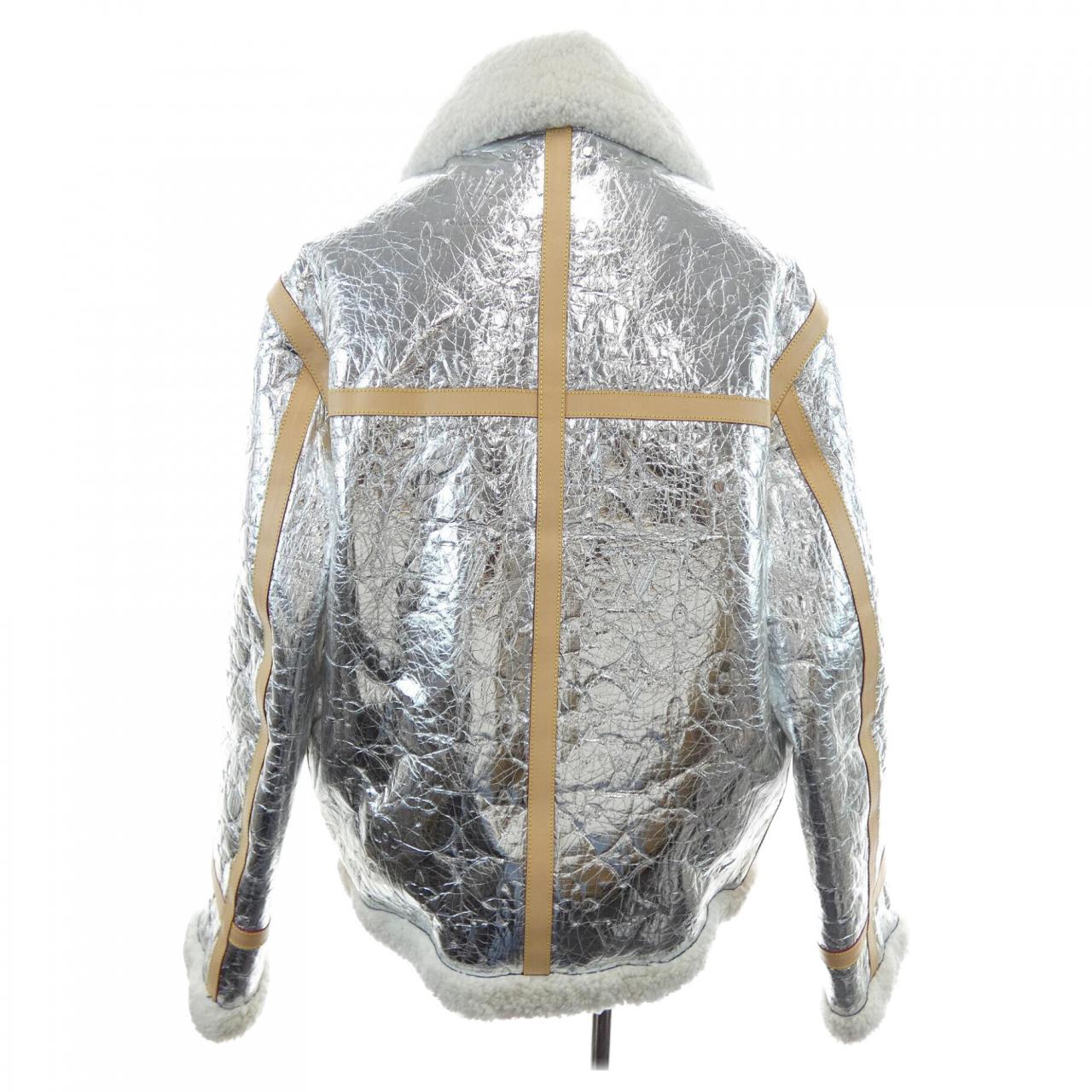 ルイヴィトン LOUIS VUITTON モノグラムミラーシアリングジャケット HLL81EFI7 レザージャケット