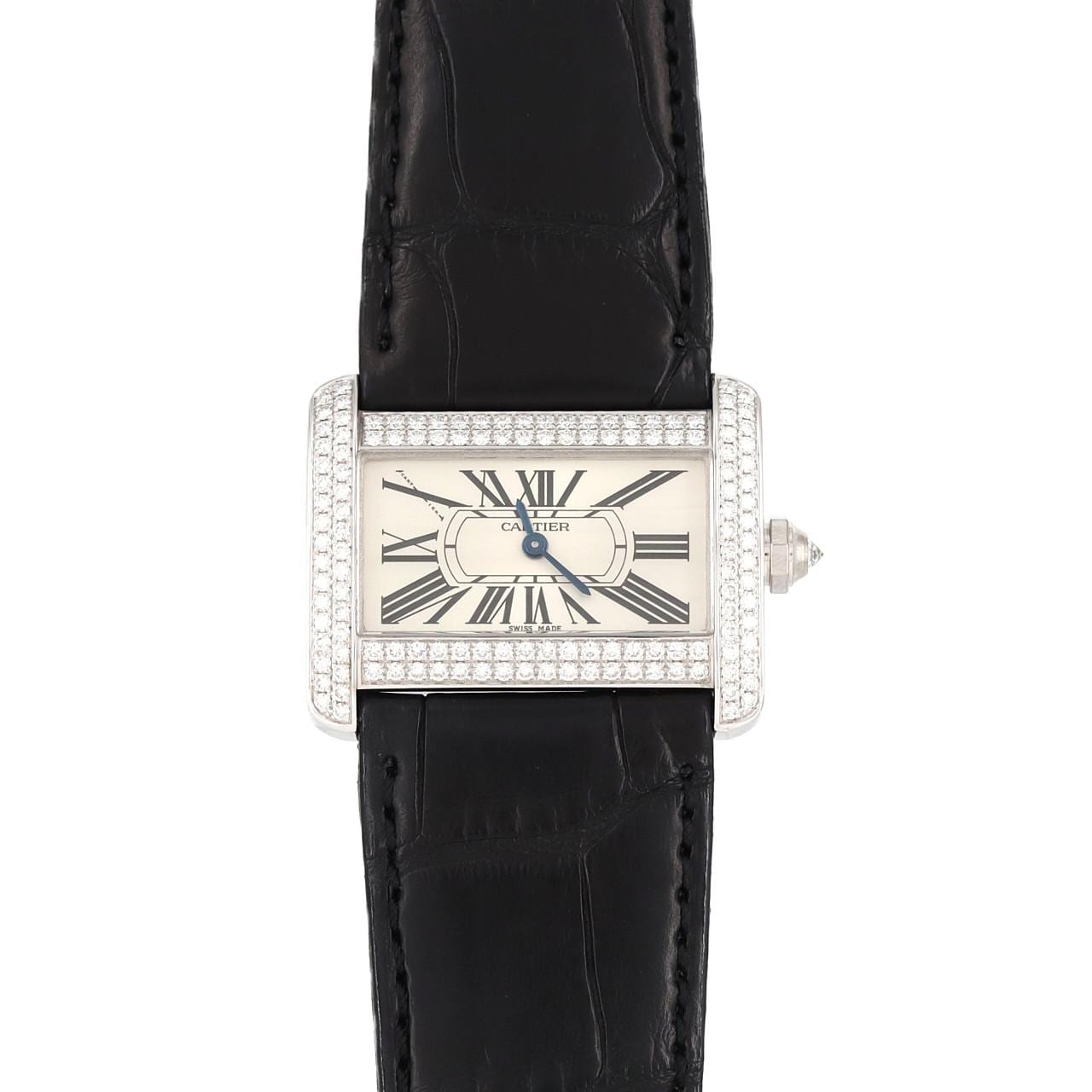 Cartier Mini Tank Divan 白金/2D WA301236 白石英