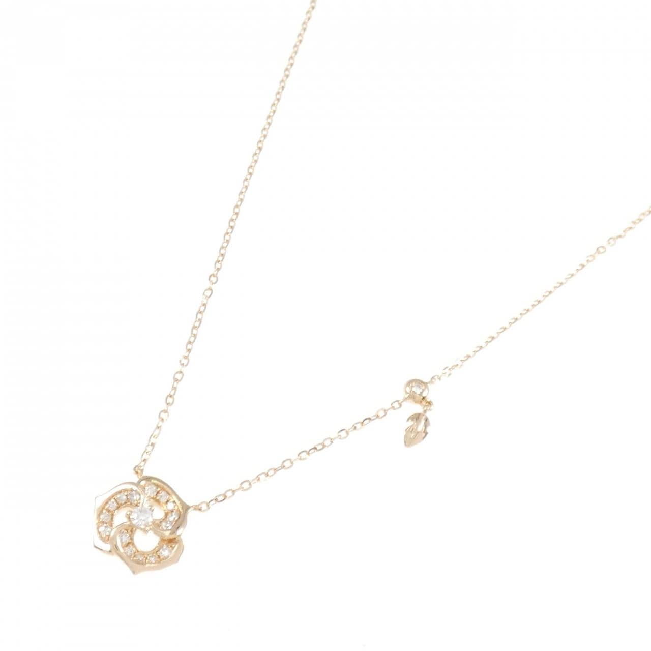 750PG ダイヤモンド ネックレス 0.10CT