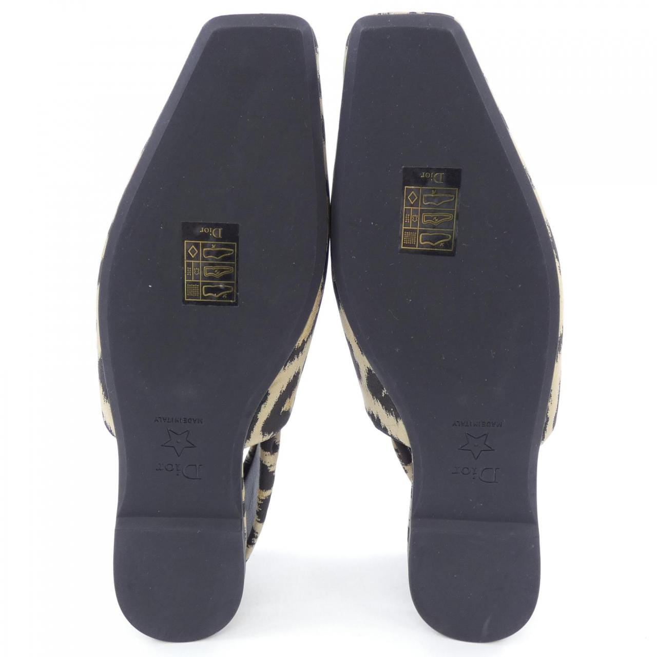 クリスチャンディオール CHRISTIAN DIOR DIOR MIZZA スリングバック KDB704LNY フラットシューズ